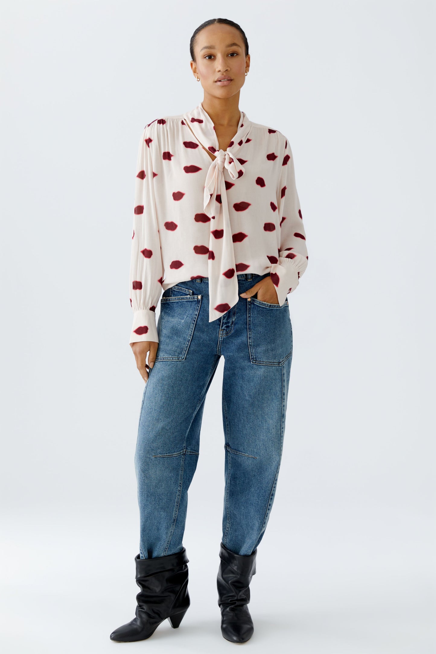 Oui Lips Blouse 94578