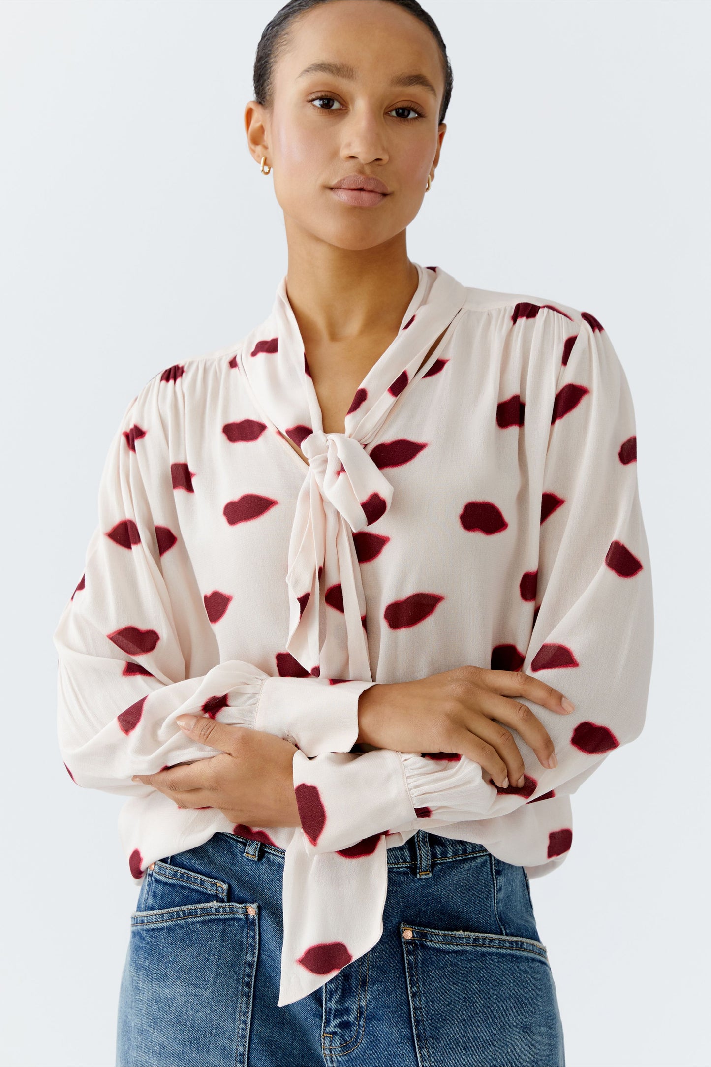 Oui Lips Blouse 94578