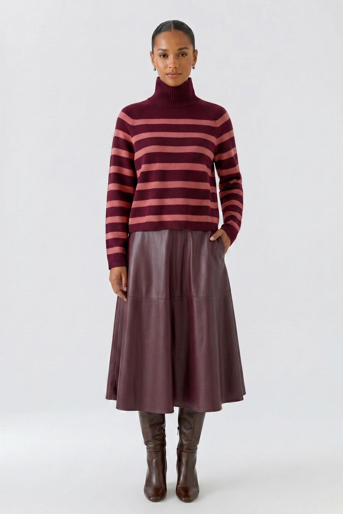 Oui Stripe Sweater 99825