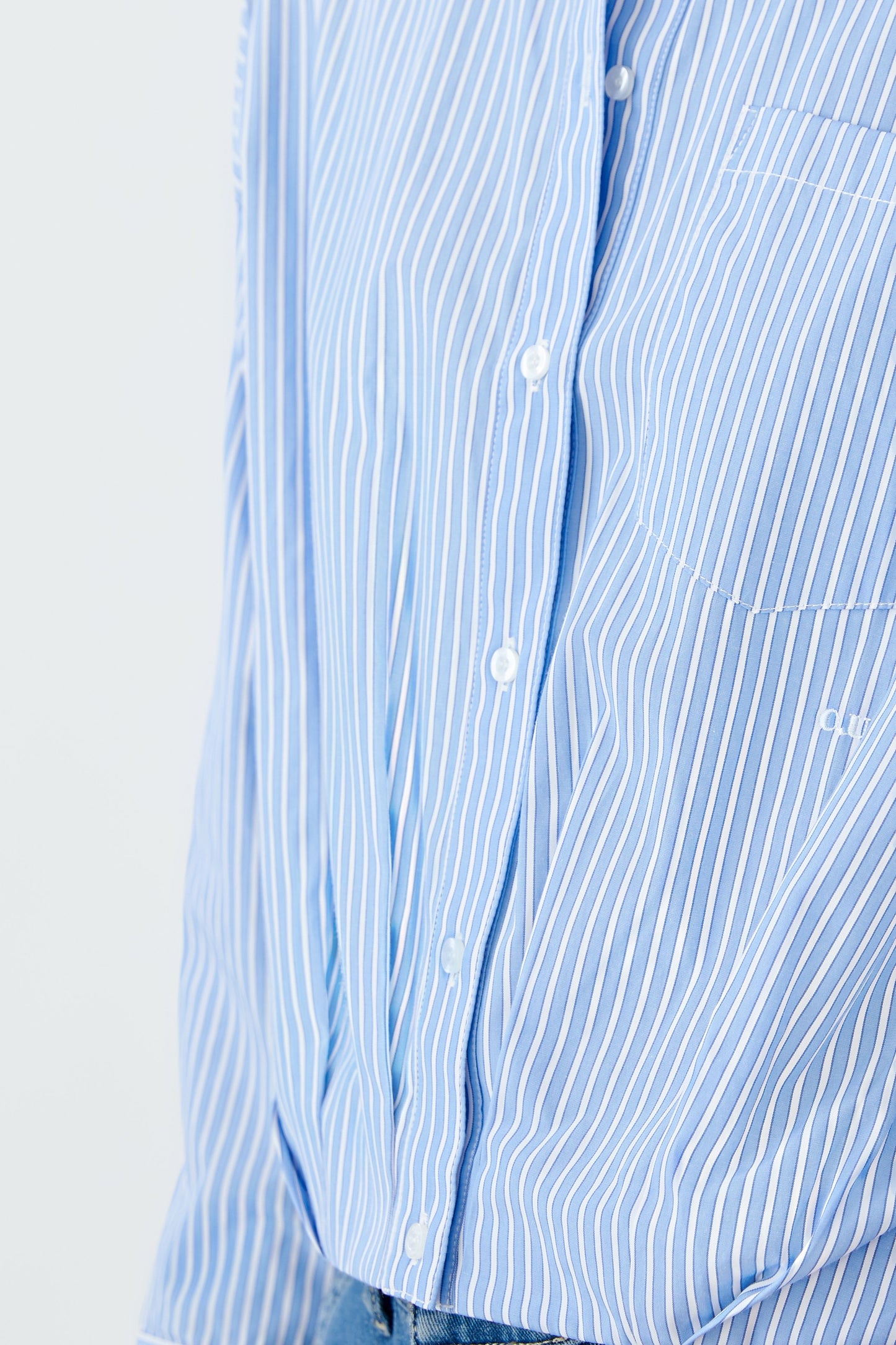 Oui Stripe Tucked in Blouse 89888