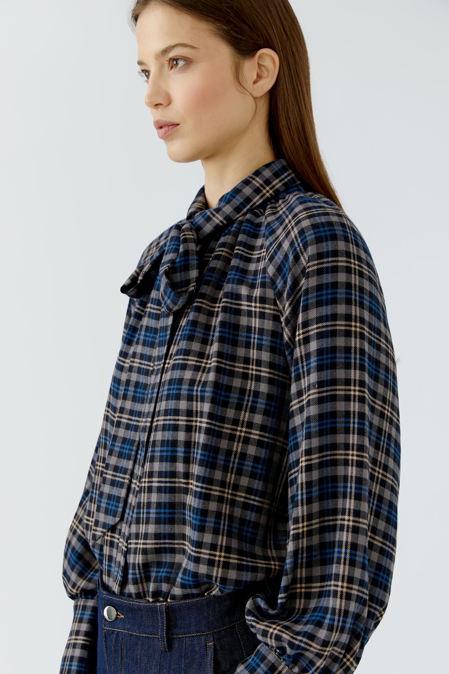 Oui Tie Neck Shirt 99203