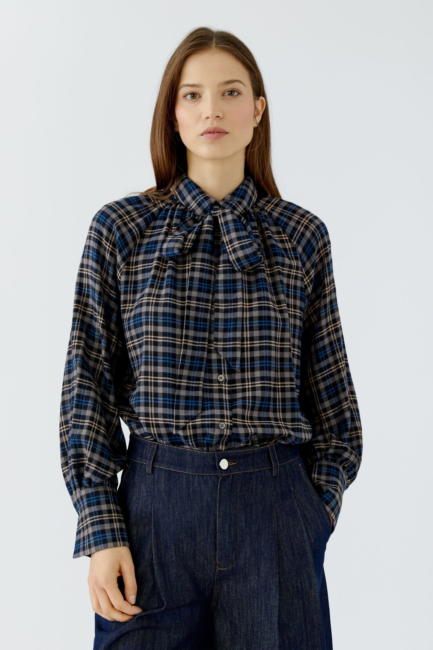 Oui Tie Neck Shirt 99203