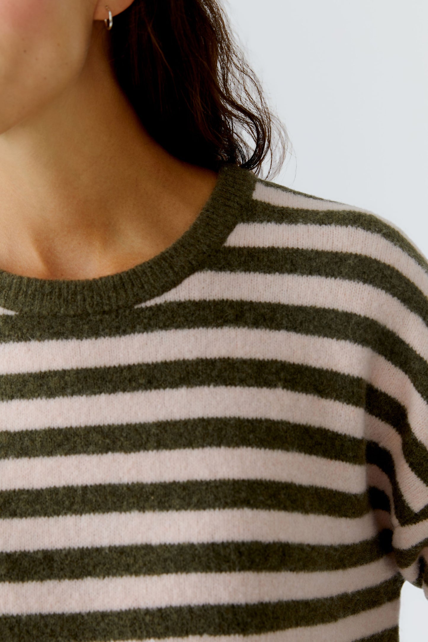 Oui Stripe Sweater 92275
