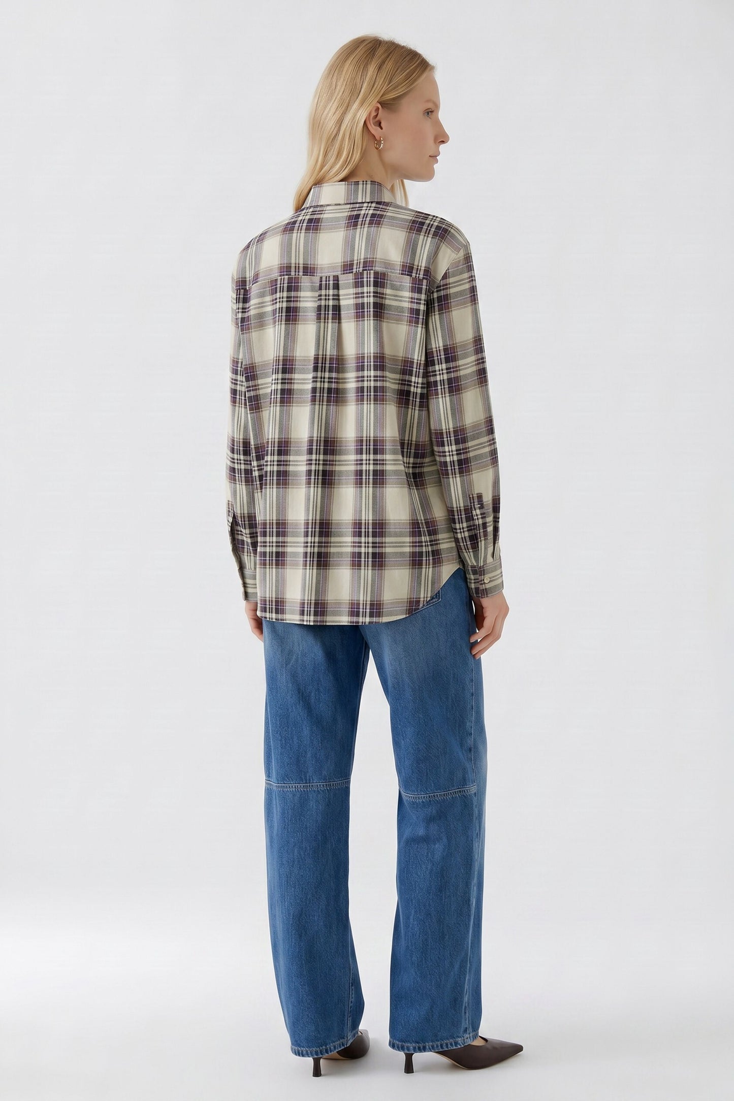 Oui Check Shirt 99199