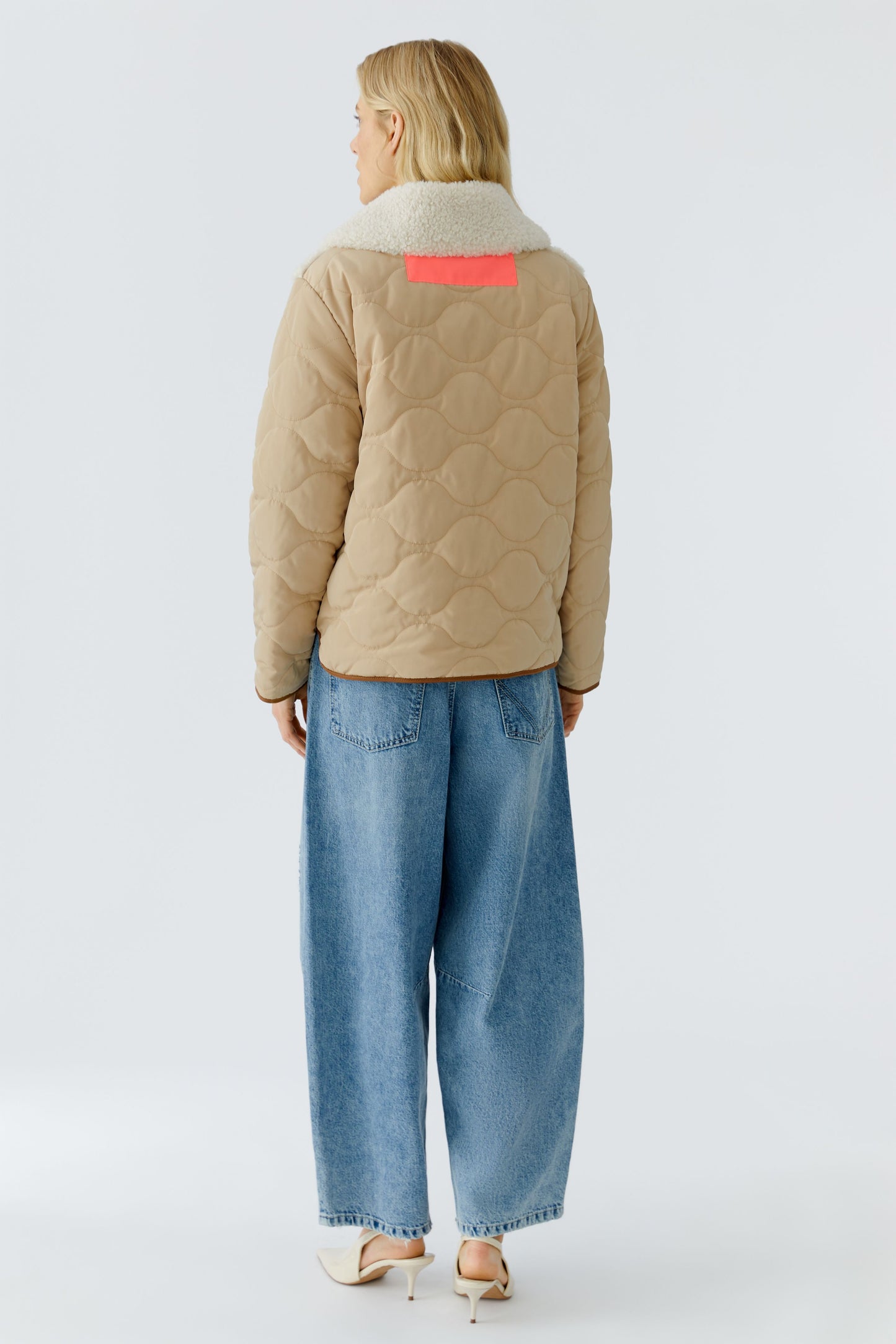 Oui Faux Sheepskin Coat 89003