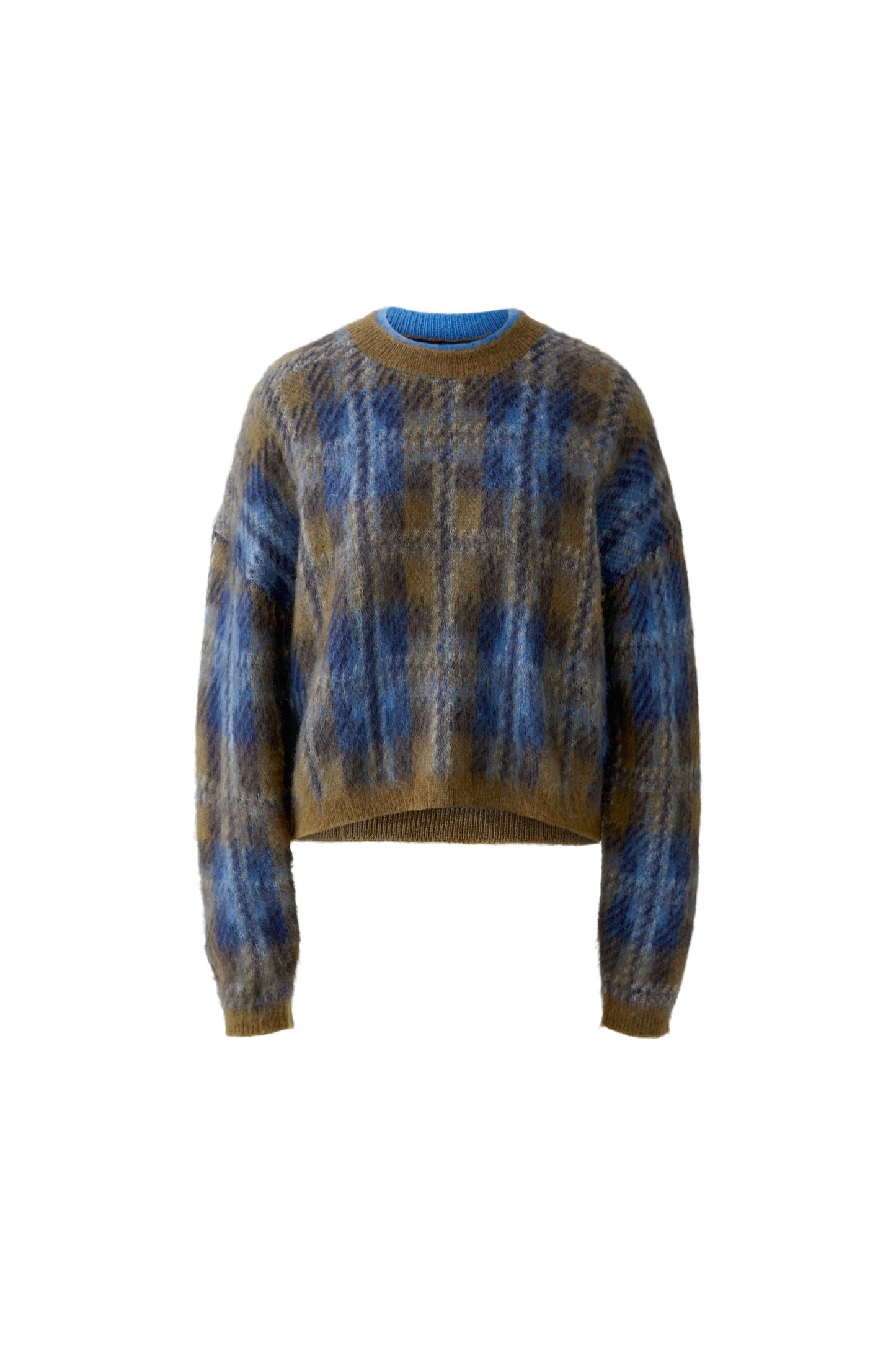 Oui Check Sweater 98060