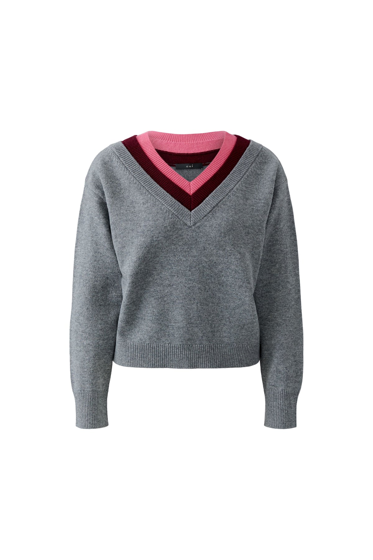 Oui Grey Sweater 99822