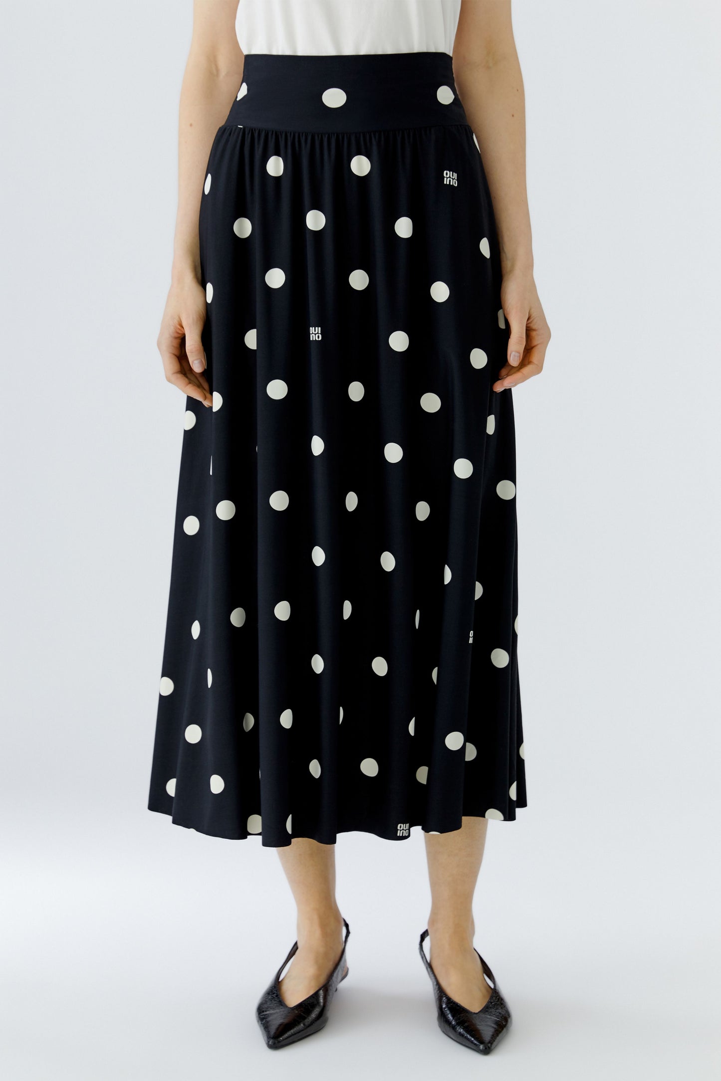 Oui Spot Full Skirt 98680