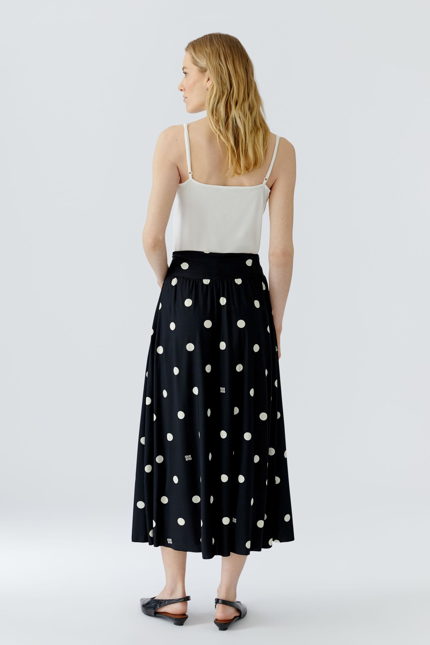 Oui Spot Full Skirt 98680