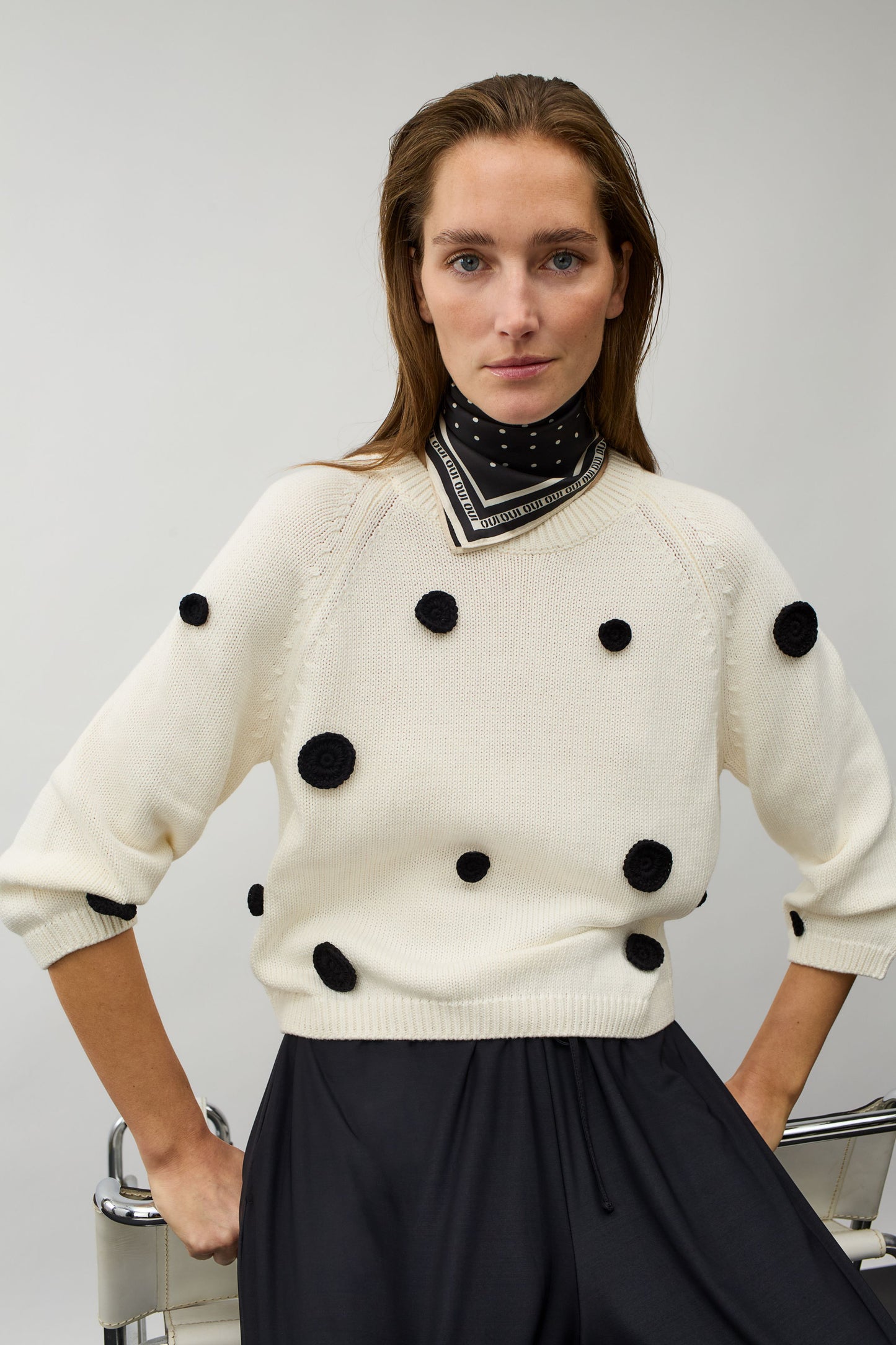 Oui Spot Scarf 99258