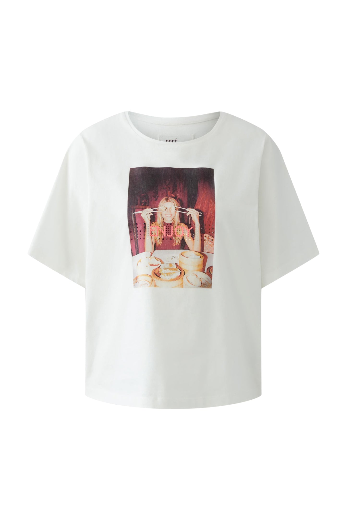 Oui Print Front T-Shirt 94536