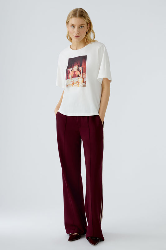 Oui Print Front T-Shirt 94536