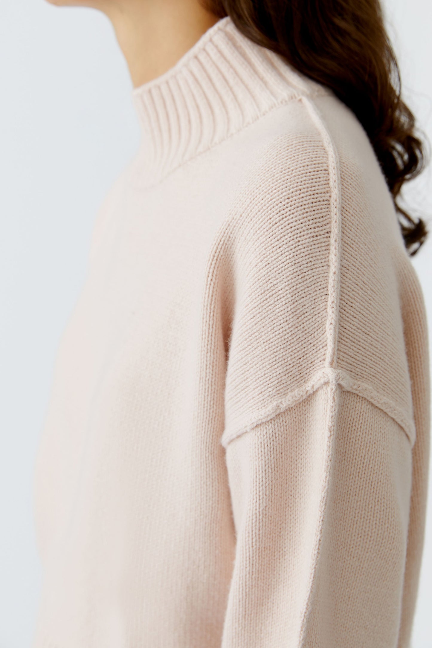 Oui Pale Pink Sweater 86084