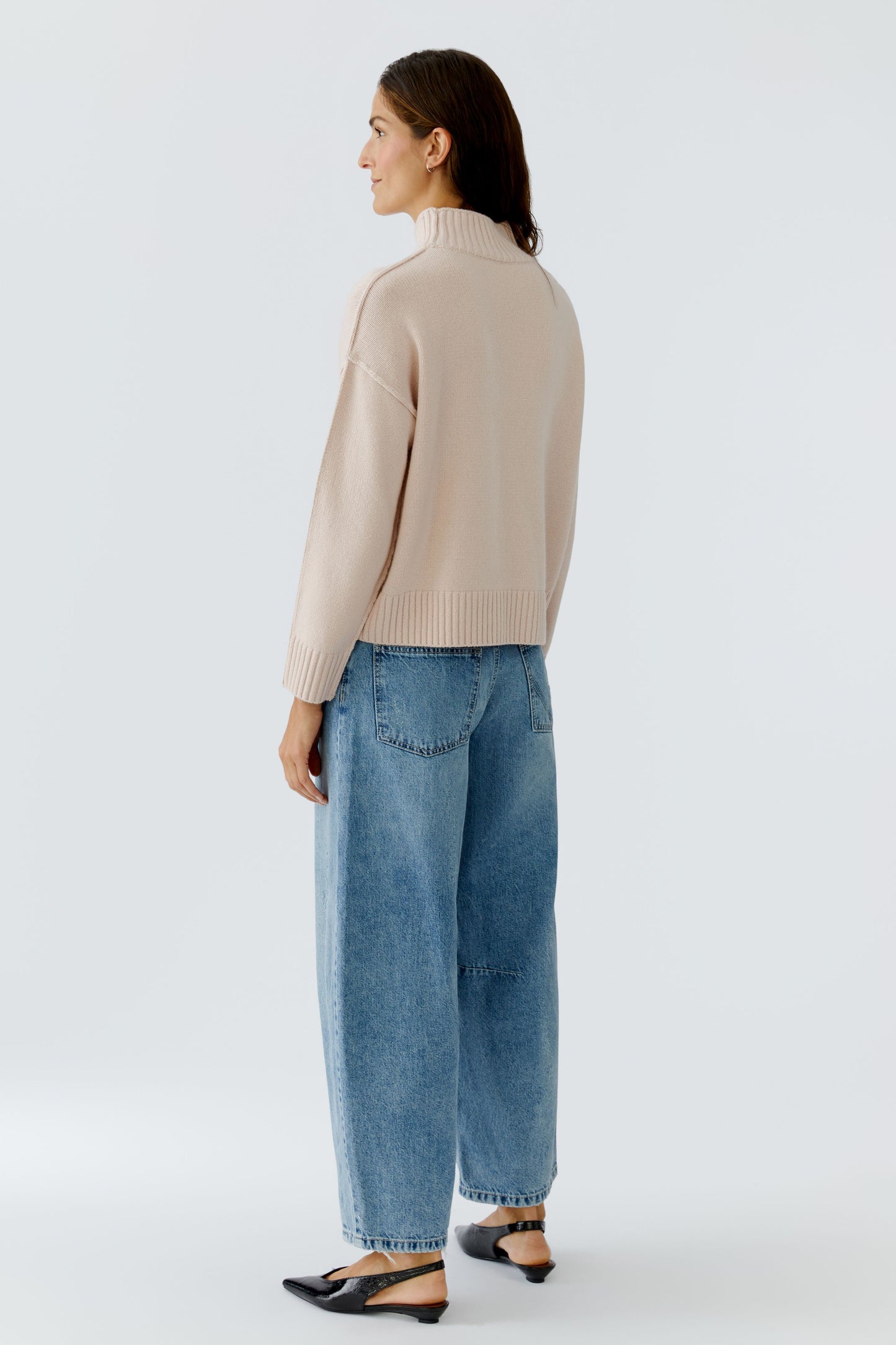 Oui Pale Pink Sweater 86084