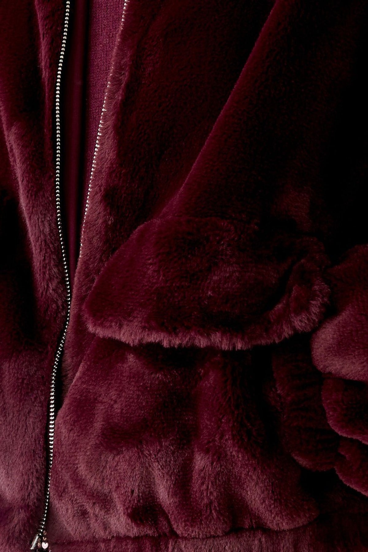 Oui Faux Fur Bomber 99960