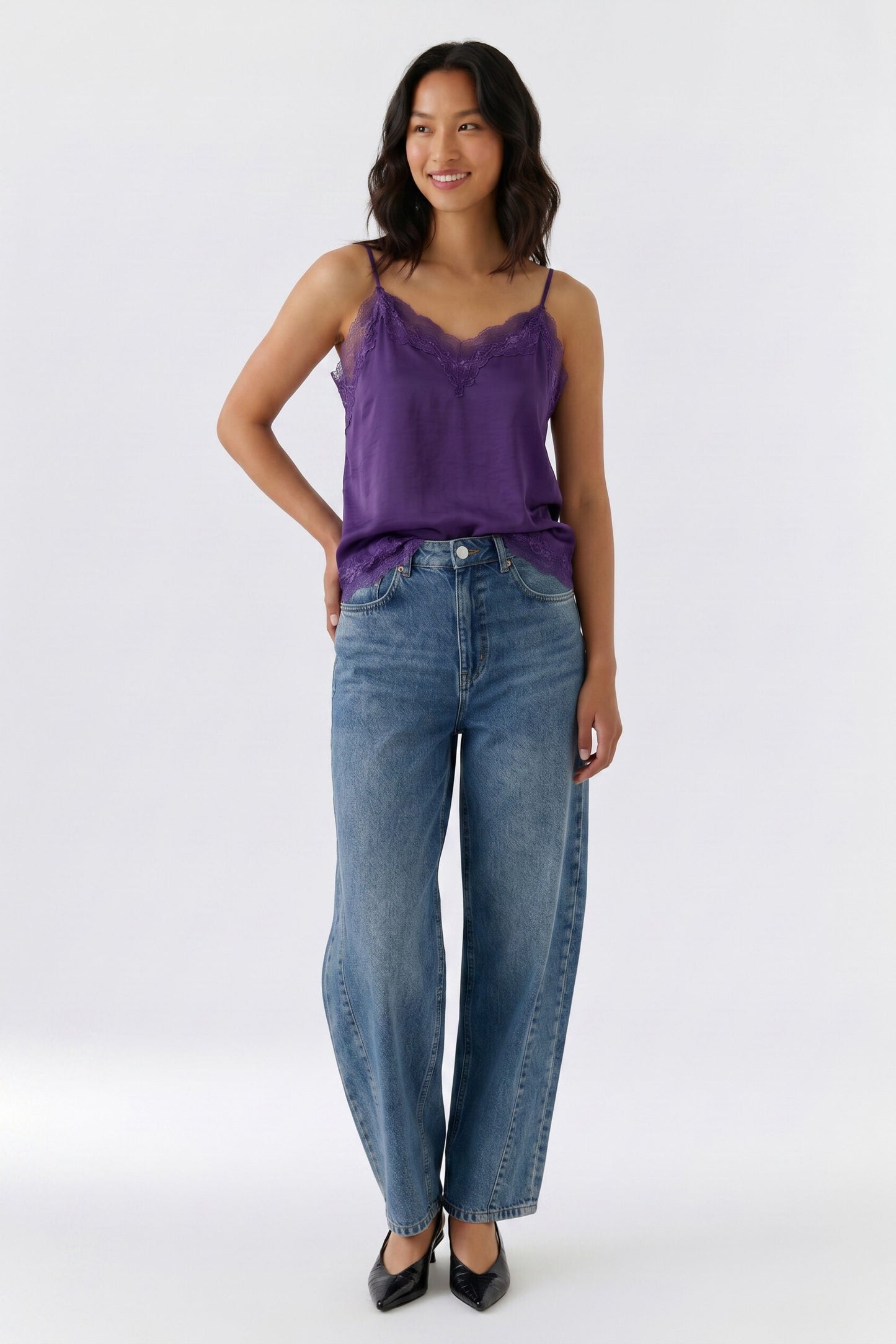 Oui Violet Camisole 99616