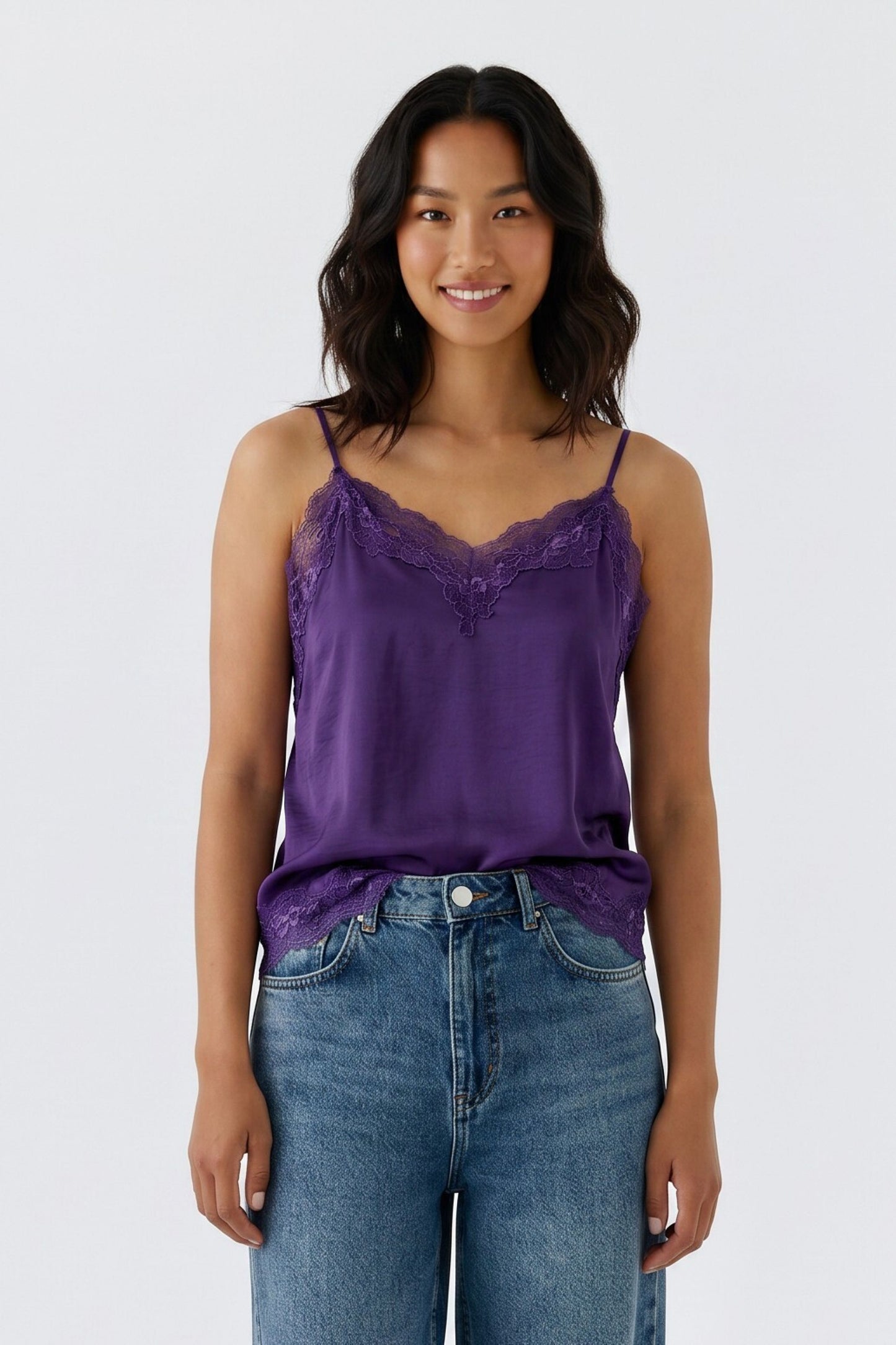 Oui Violet Camisole 99616