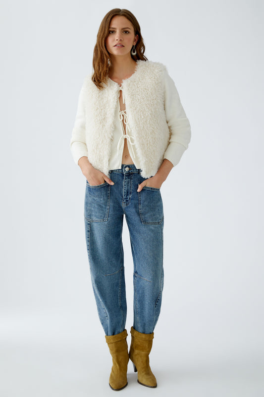 Oui Denim Barrel Shape Jean 94340
