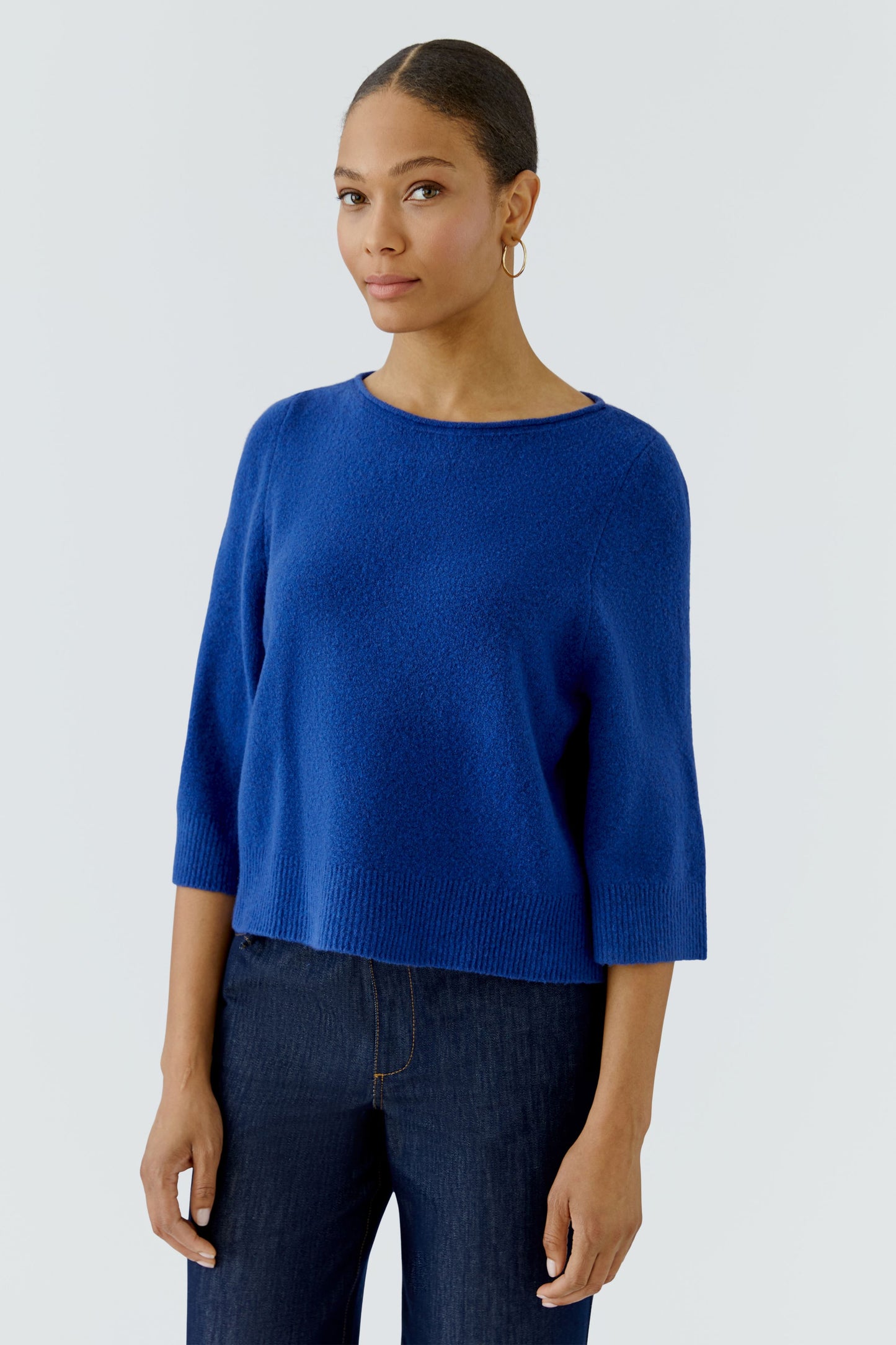 Oui Blue Sweater 97968