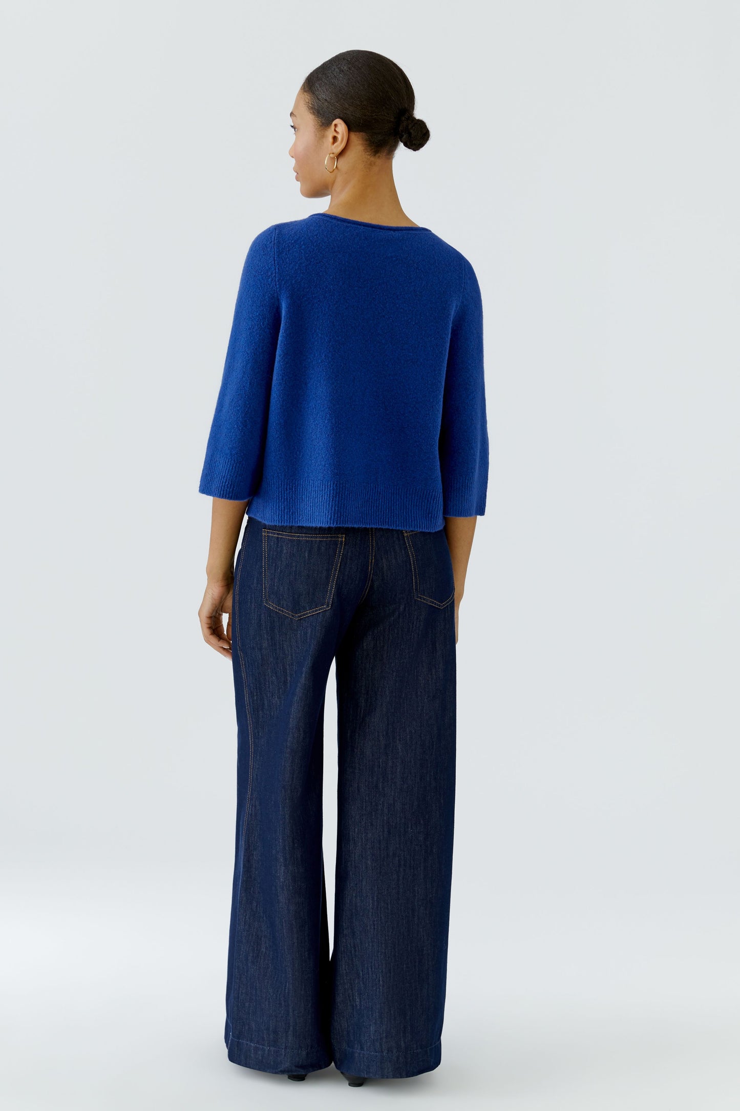 Oui Blue Sweater 97968
