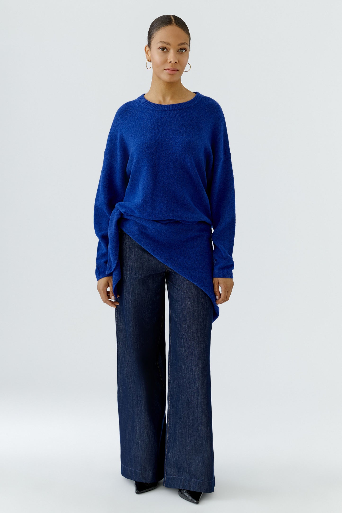 Oui Blue Scarf 99870