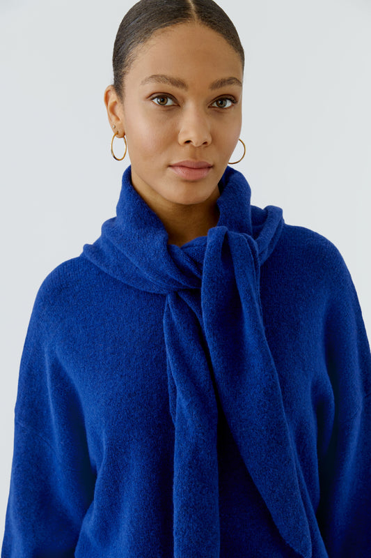 Oui Blue Scarf 99870