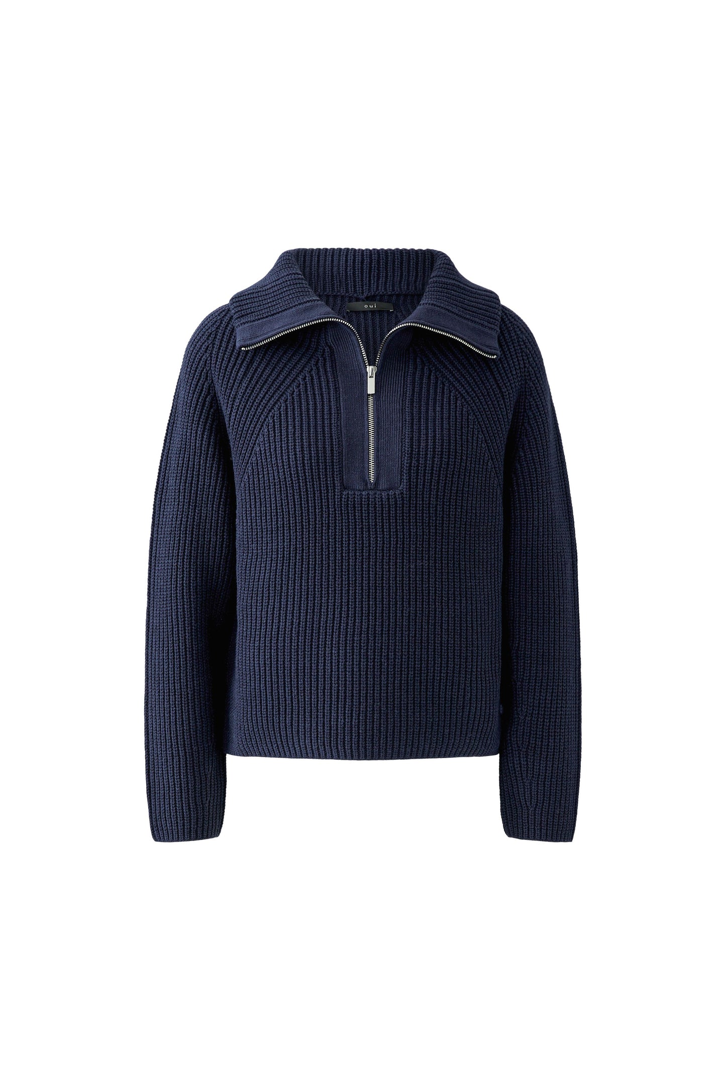 Oui Navy Sweater 98035