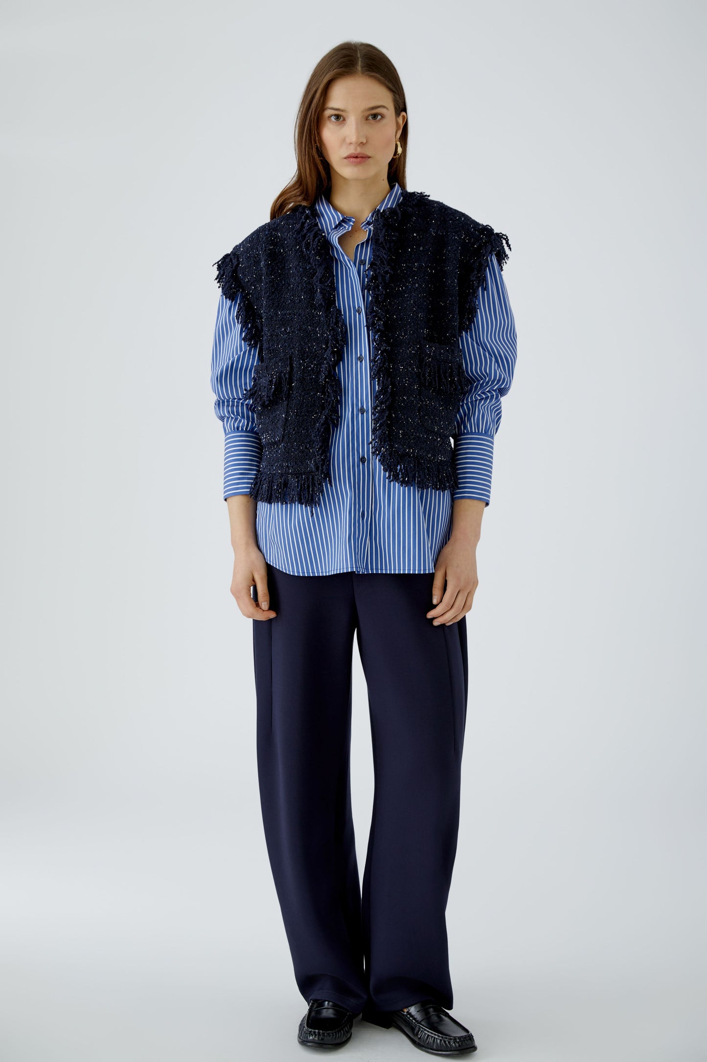 Oui Boucle Sparkle Gilet 99326