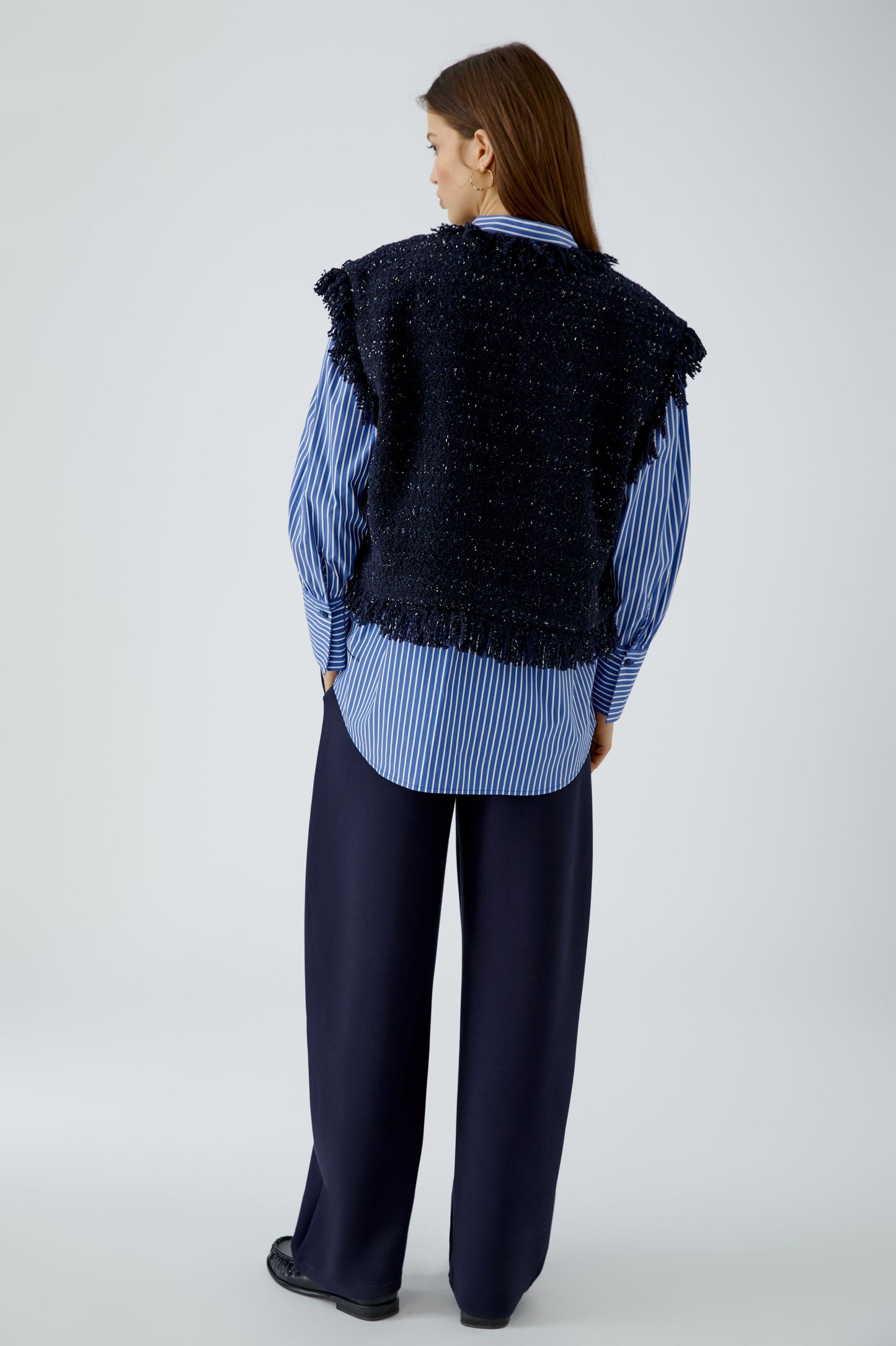 Oui Boucle Sparkle Gilet 99326