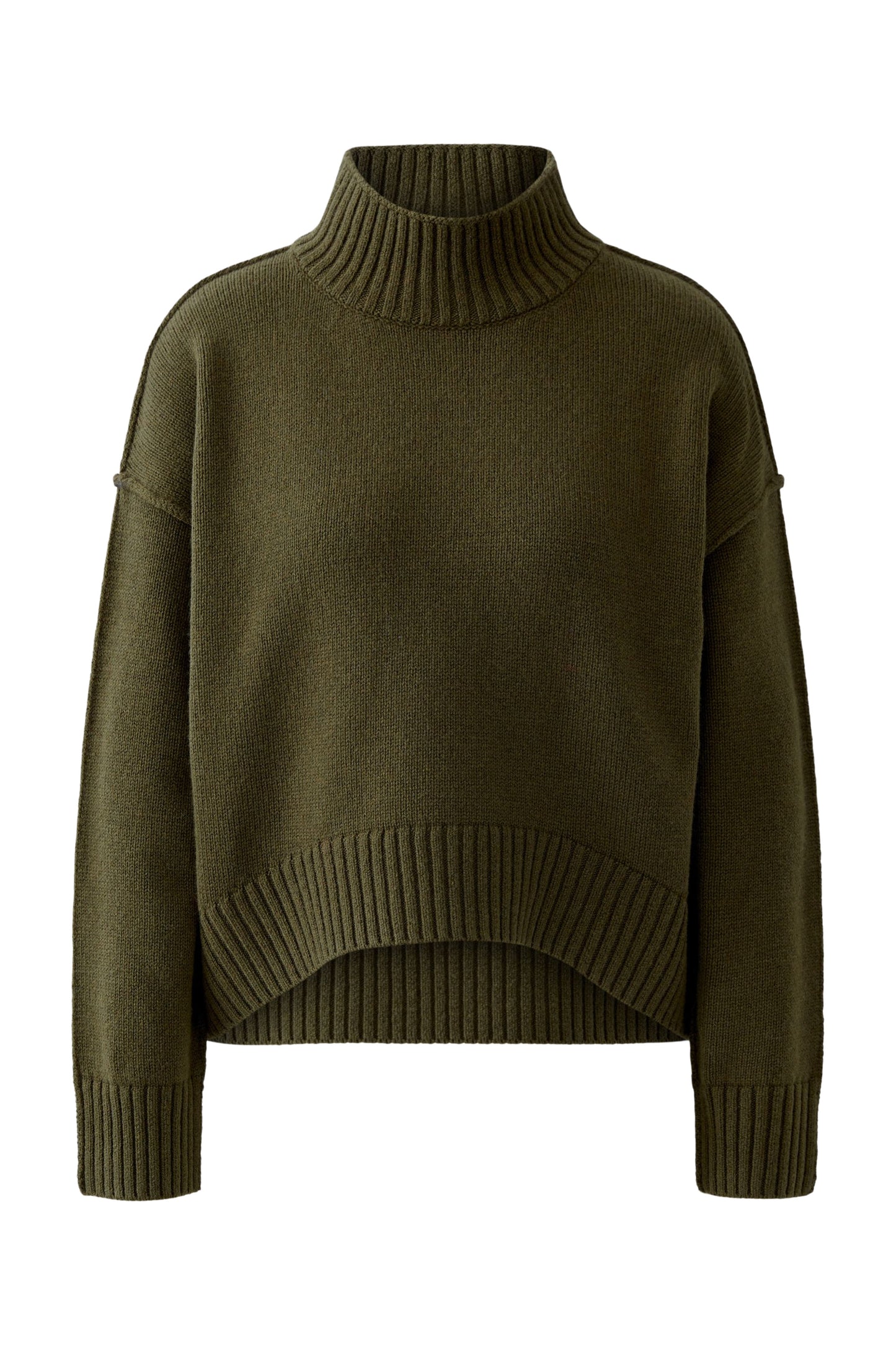 Oui Khaki Sweater 86084