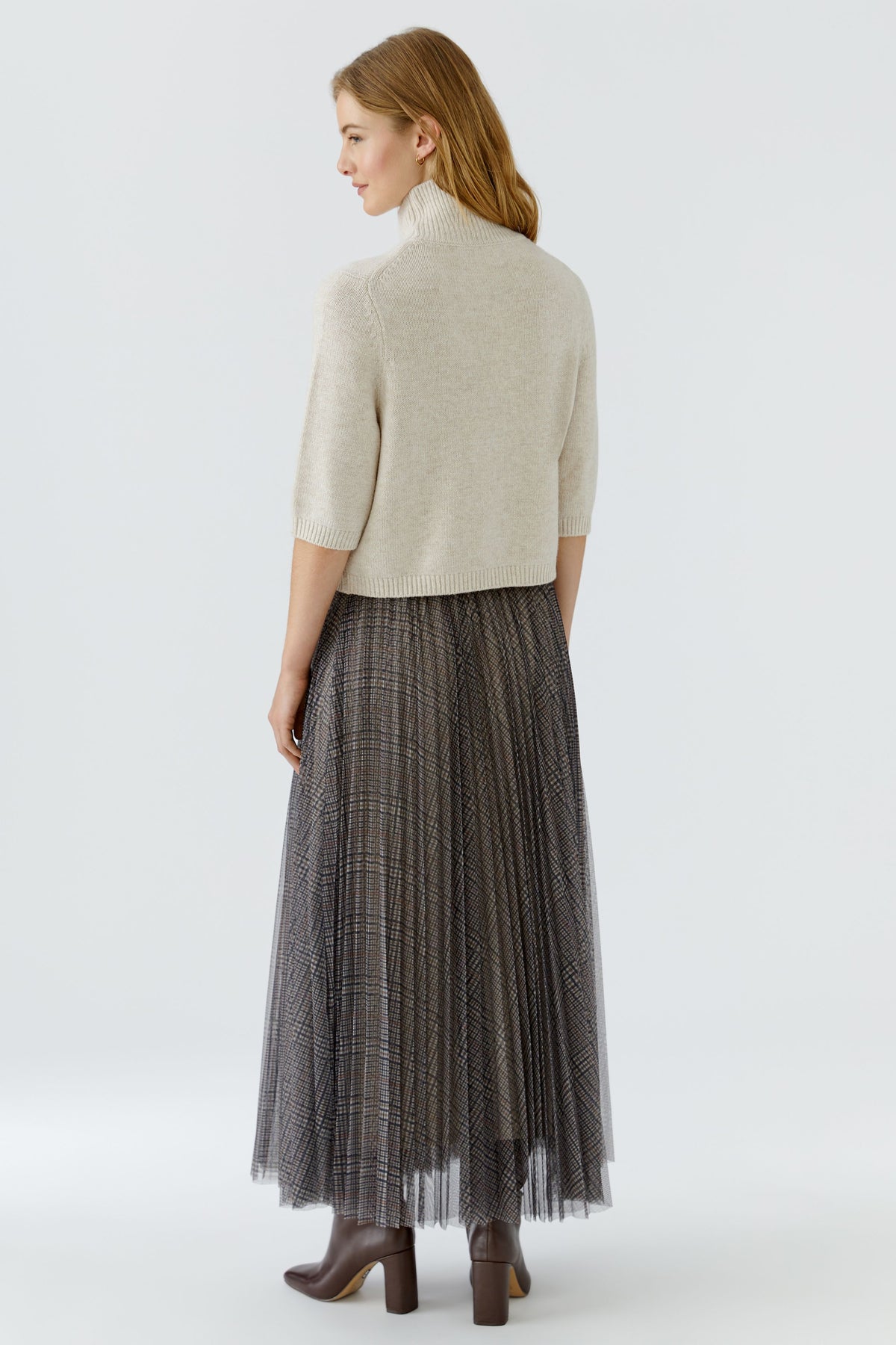 Oui Light Beige Sweater 99806