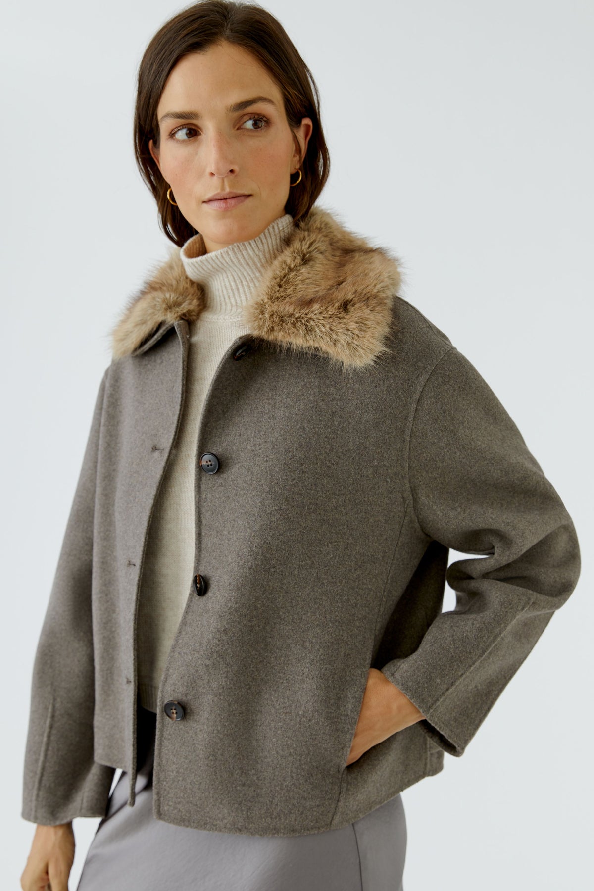 Oui Shirt Jacket 100469