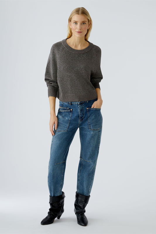 Oui Metallic Sweater 94298