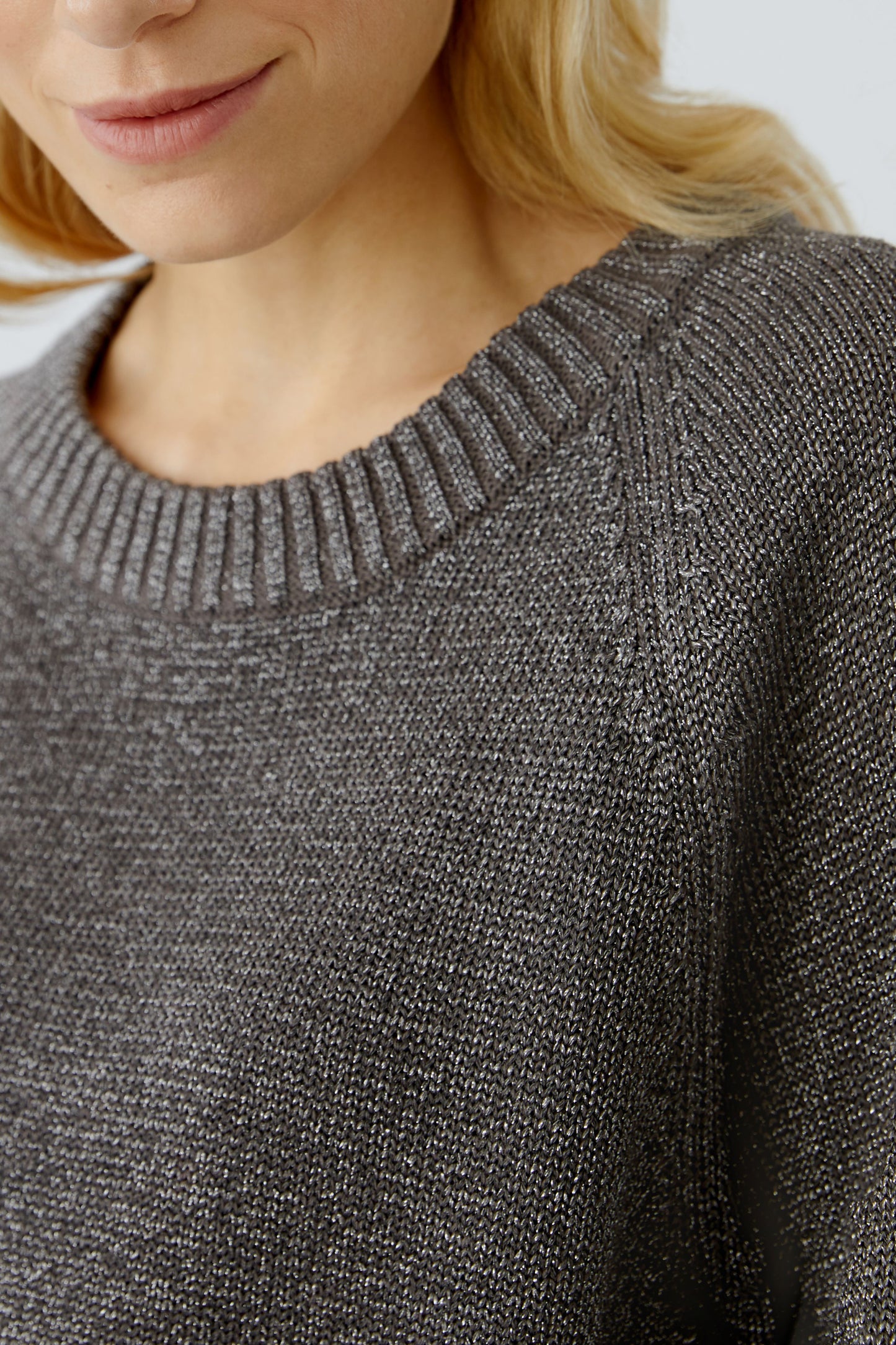 Oui Metallic Sweater 94298