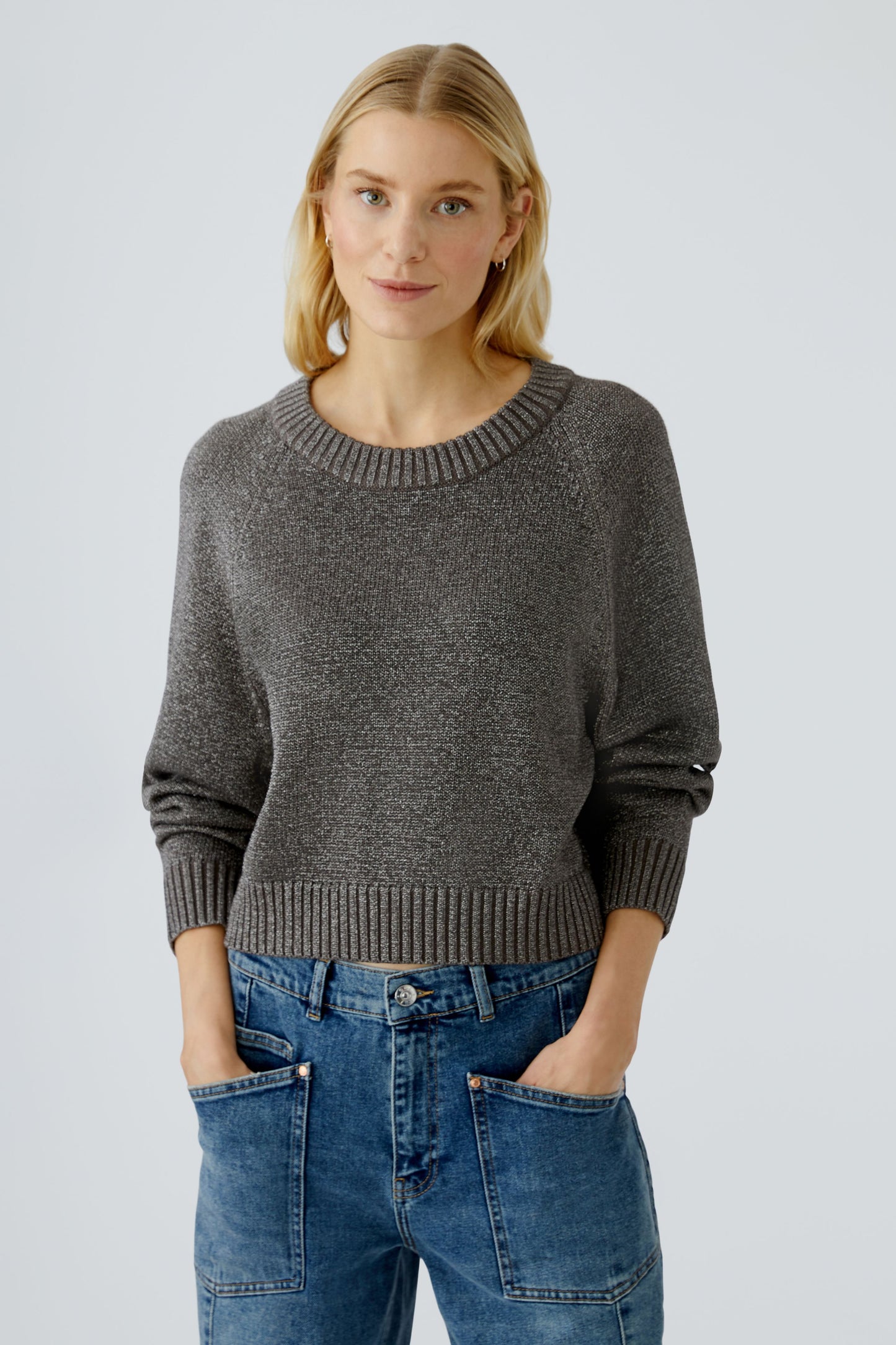 Oui Metallic Sweater 94298
