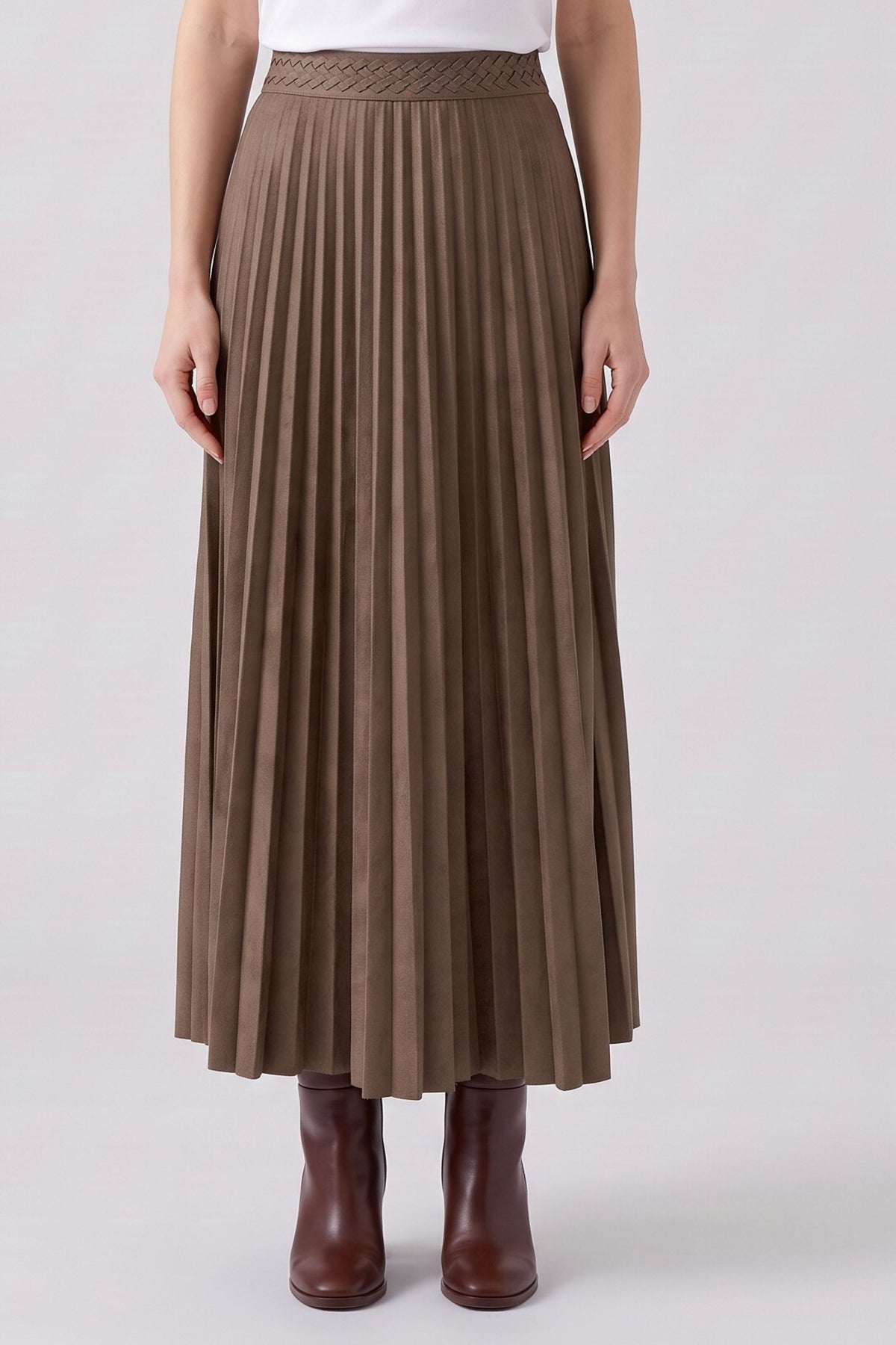Oui Faux Suede Skirt 99943