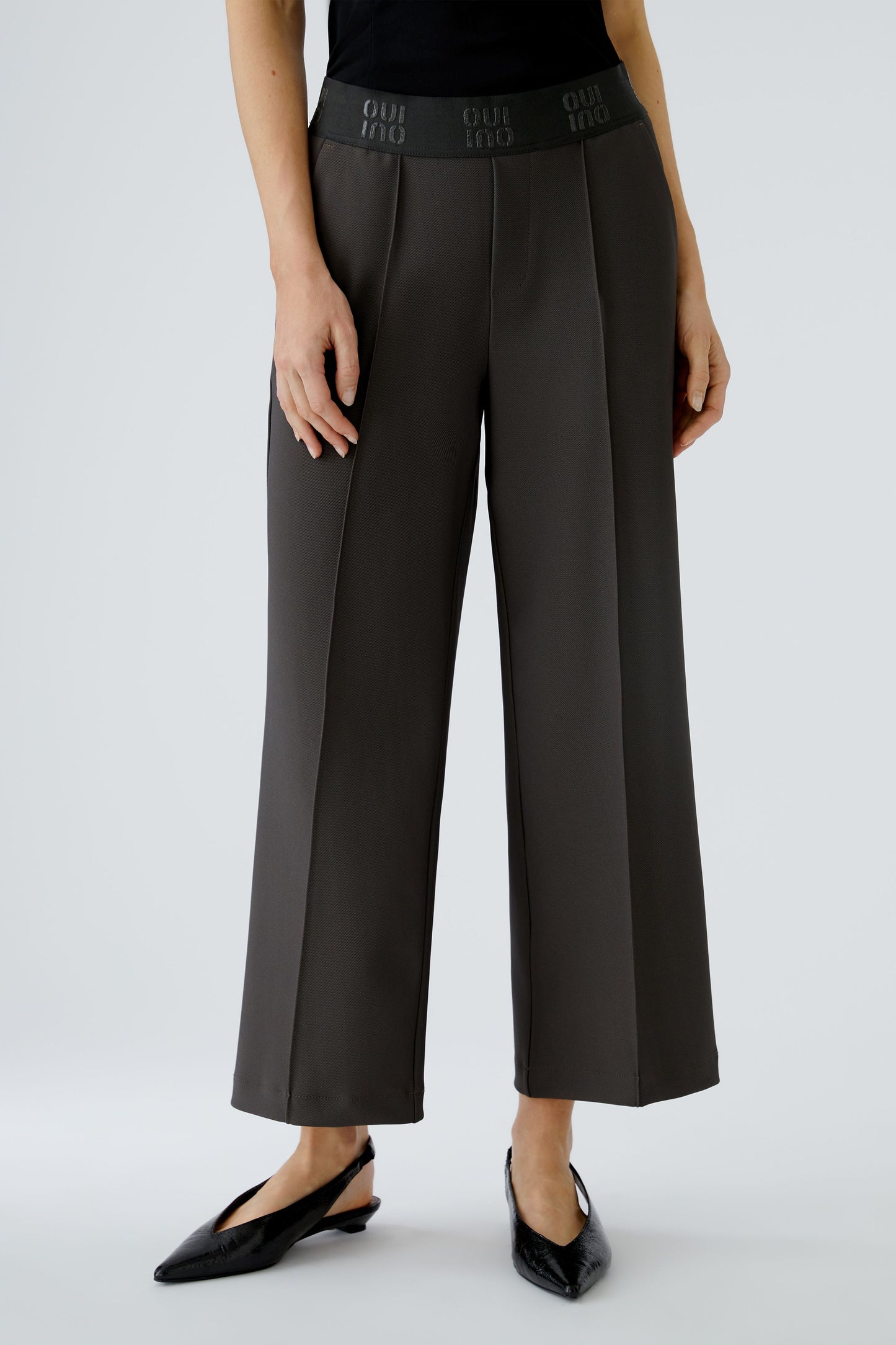 Oui Twill Trousers 86917