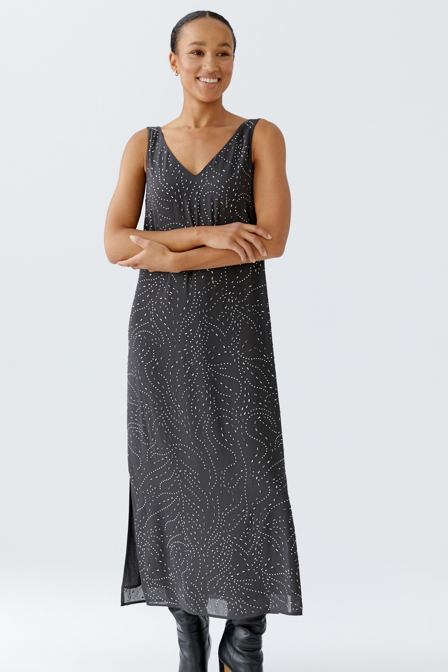 Oui Beaded Dress 94506