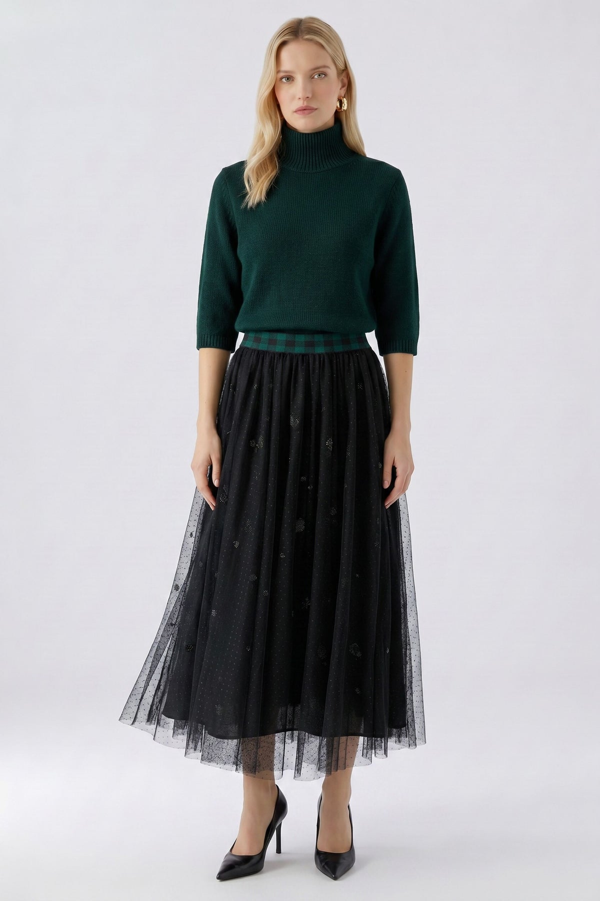 Oui Tulle Skirt 99957