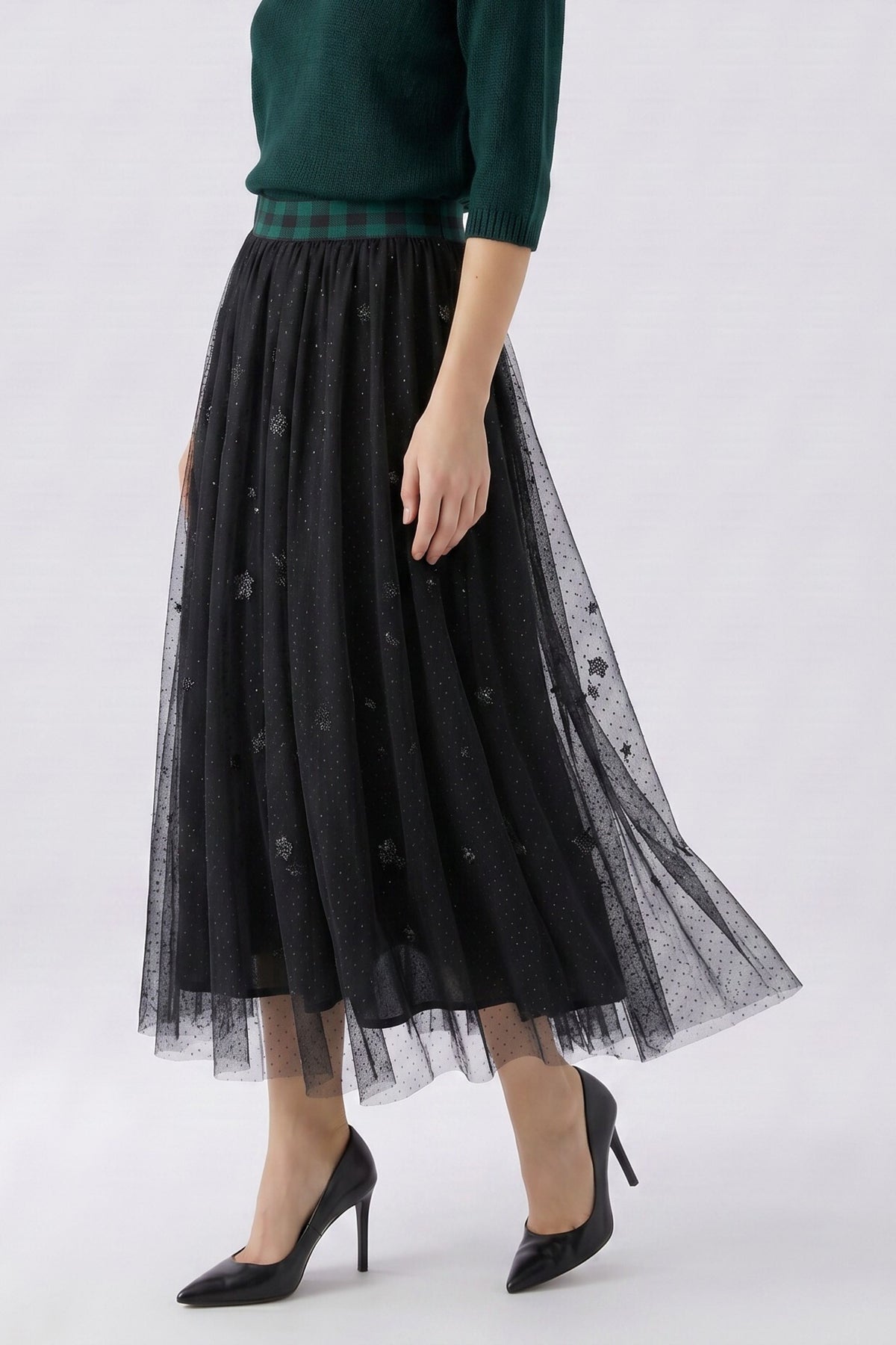 Oui Tulle Skirt 99957