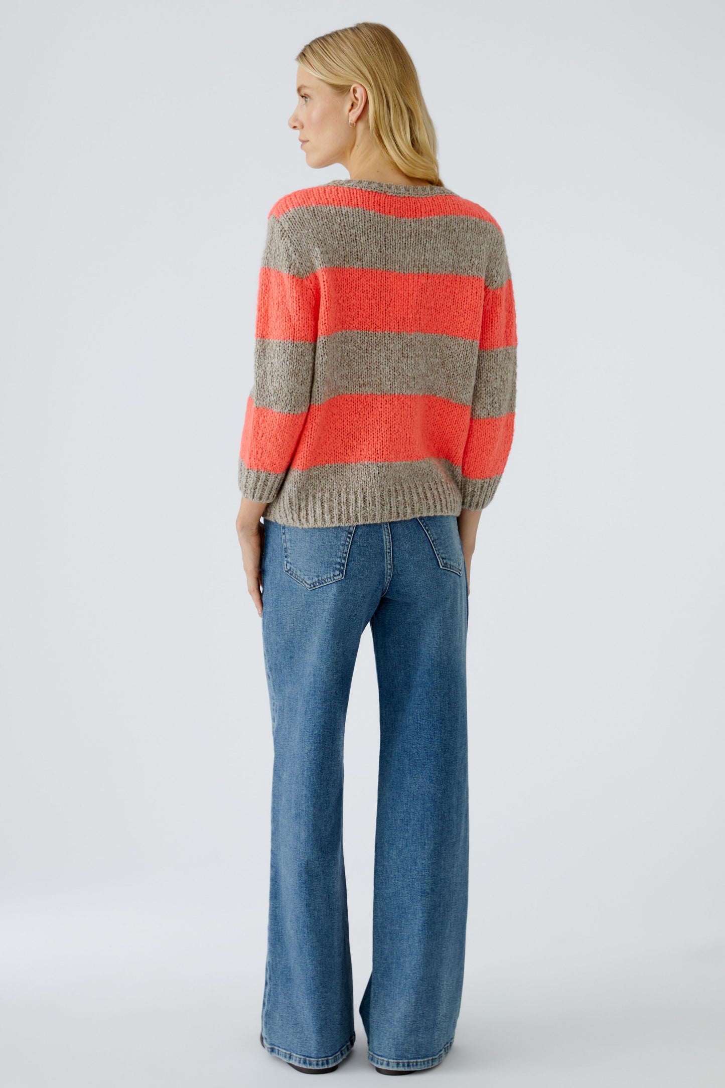 Oui Stripe Sweater 94307