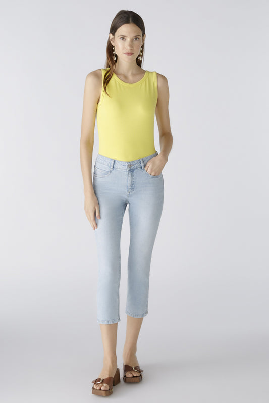 Oui Lemon Rib Vest 88608
