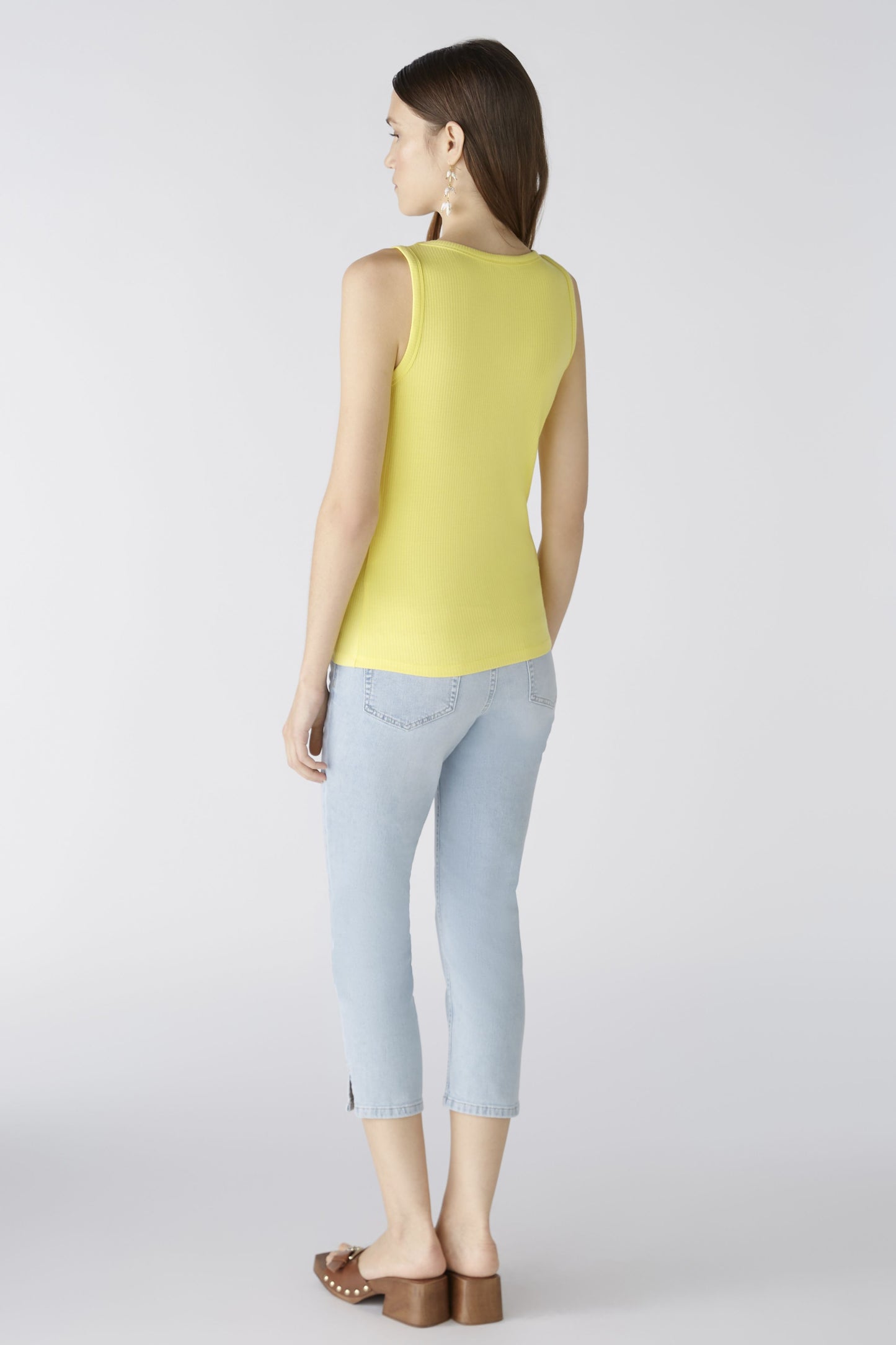 Oui Lemon Rib Vest 88608