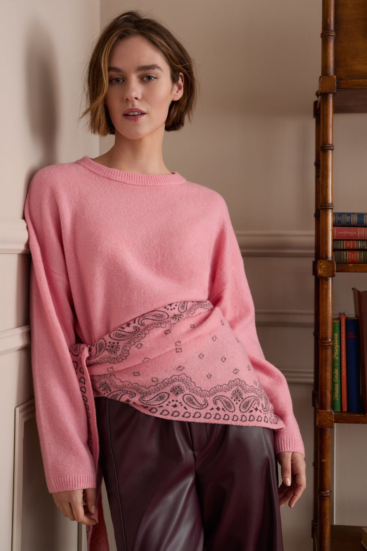 Oui Rose Sweater 97976
