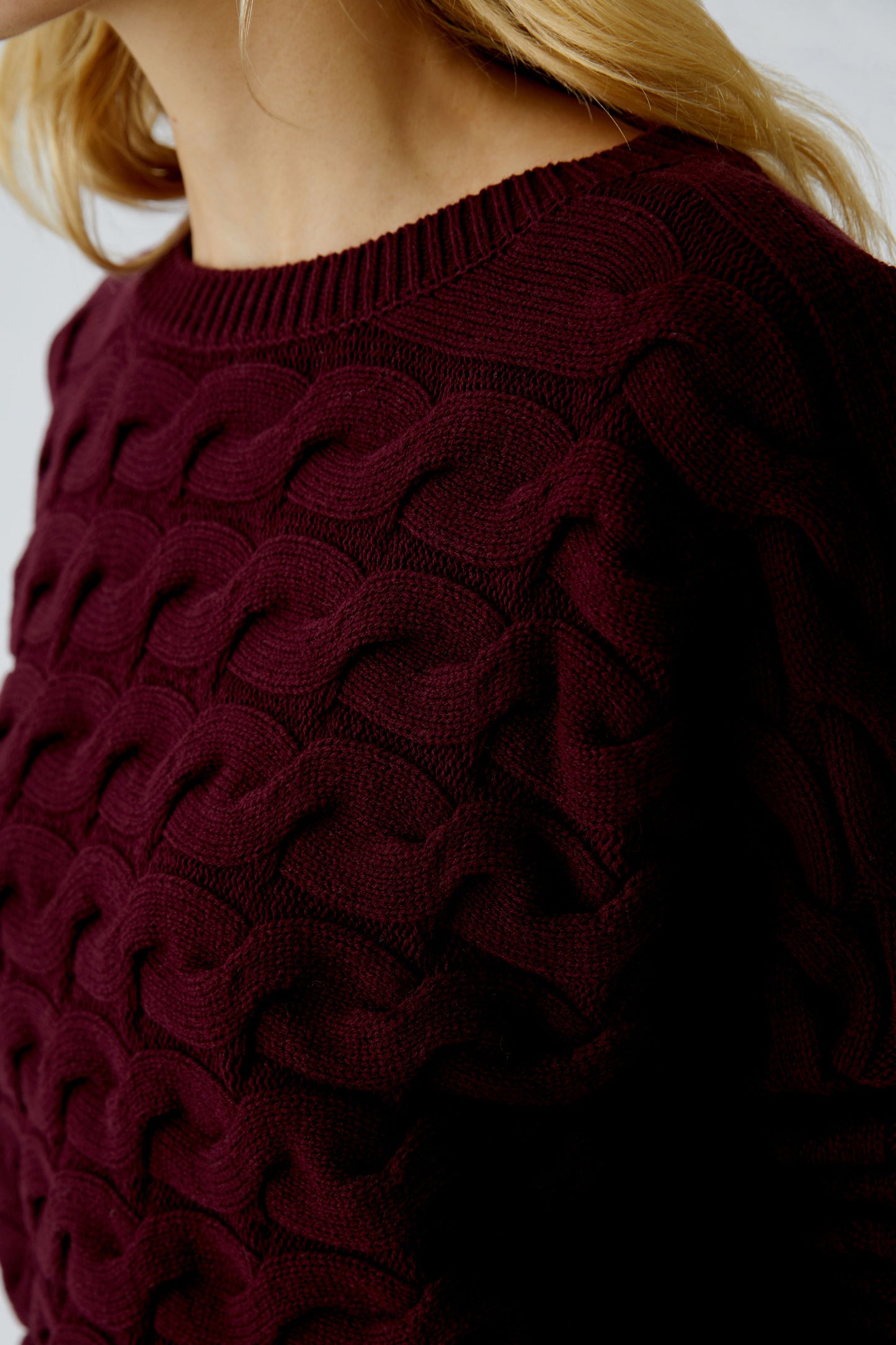 Oui Cable Sweater 94609