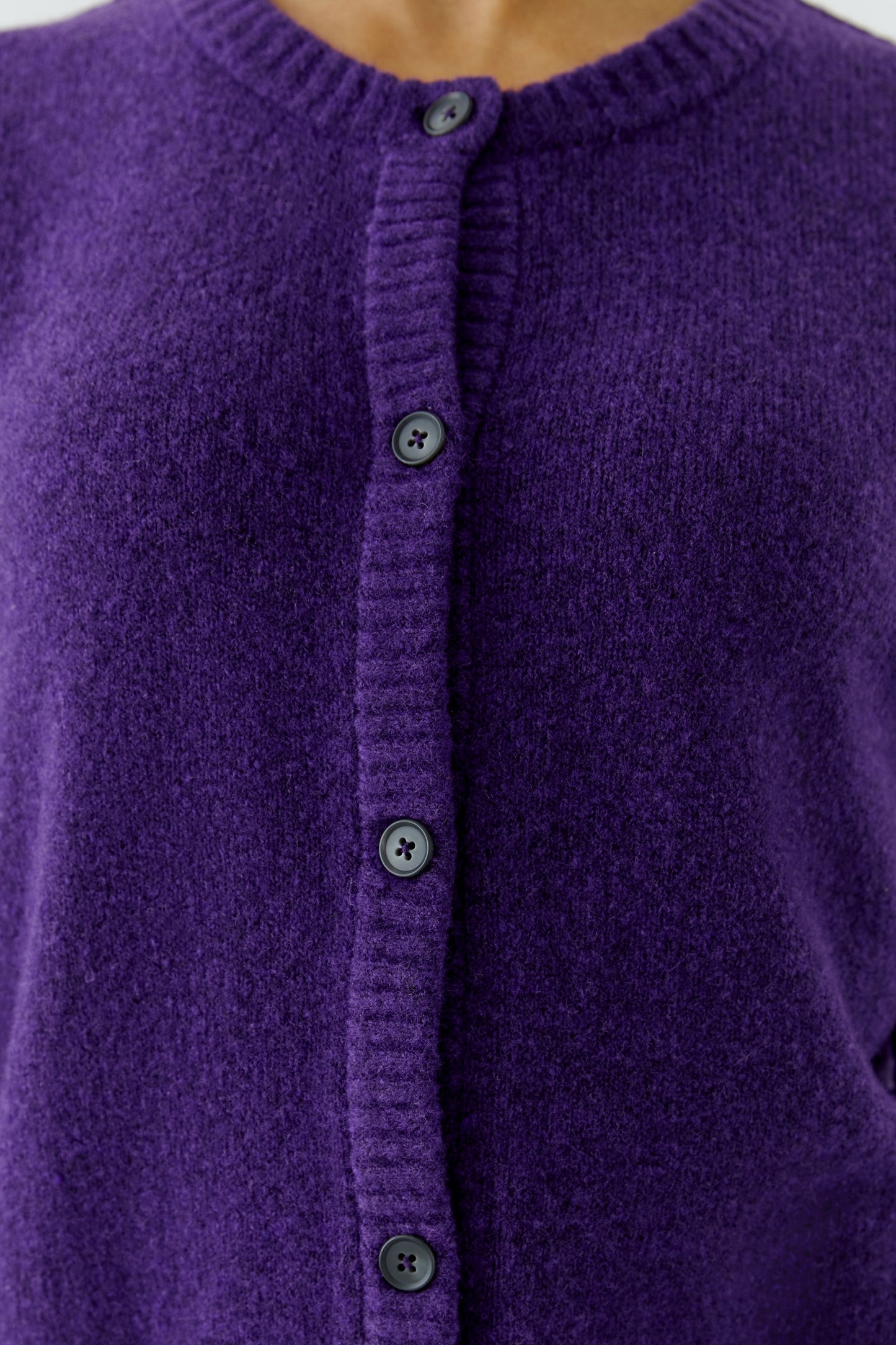 Oui Violet Cardigan 94462