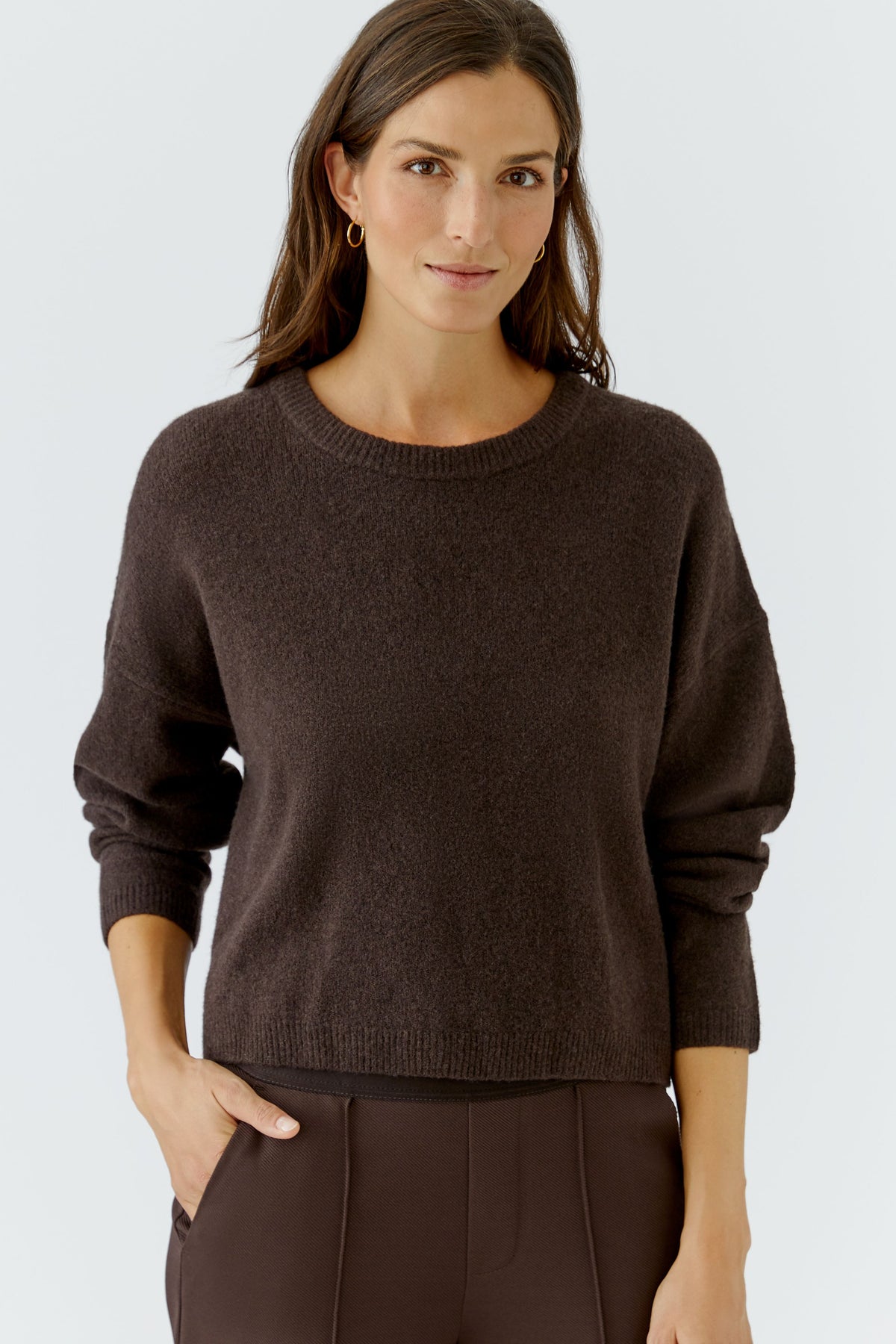Oui Chocolate Sweater 97976