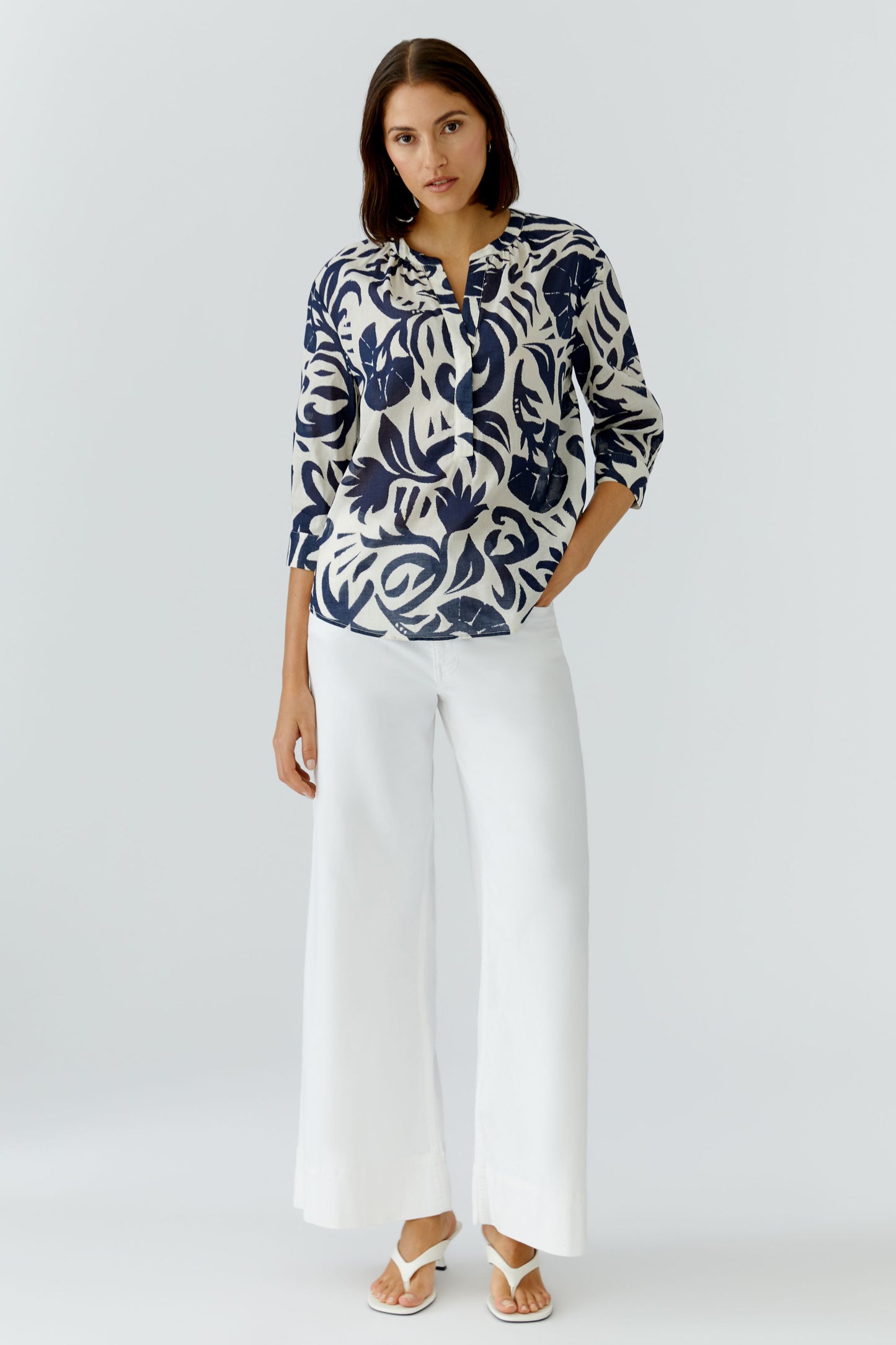 Oui Bold Print Blouse 97471