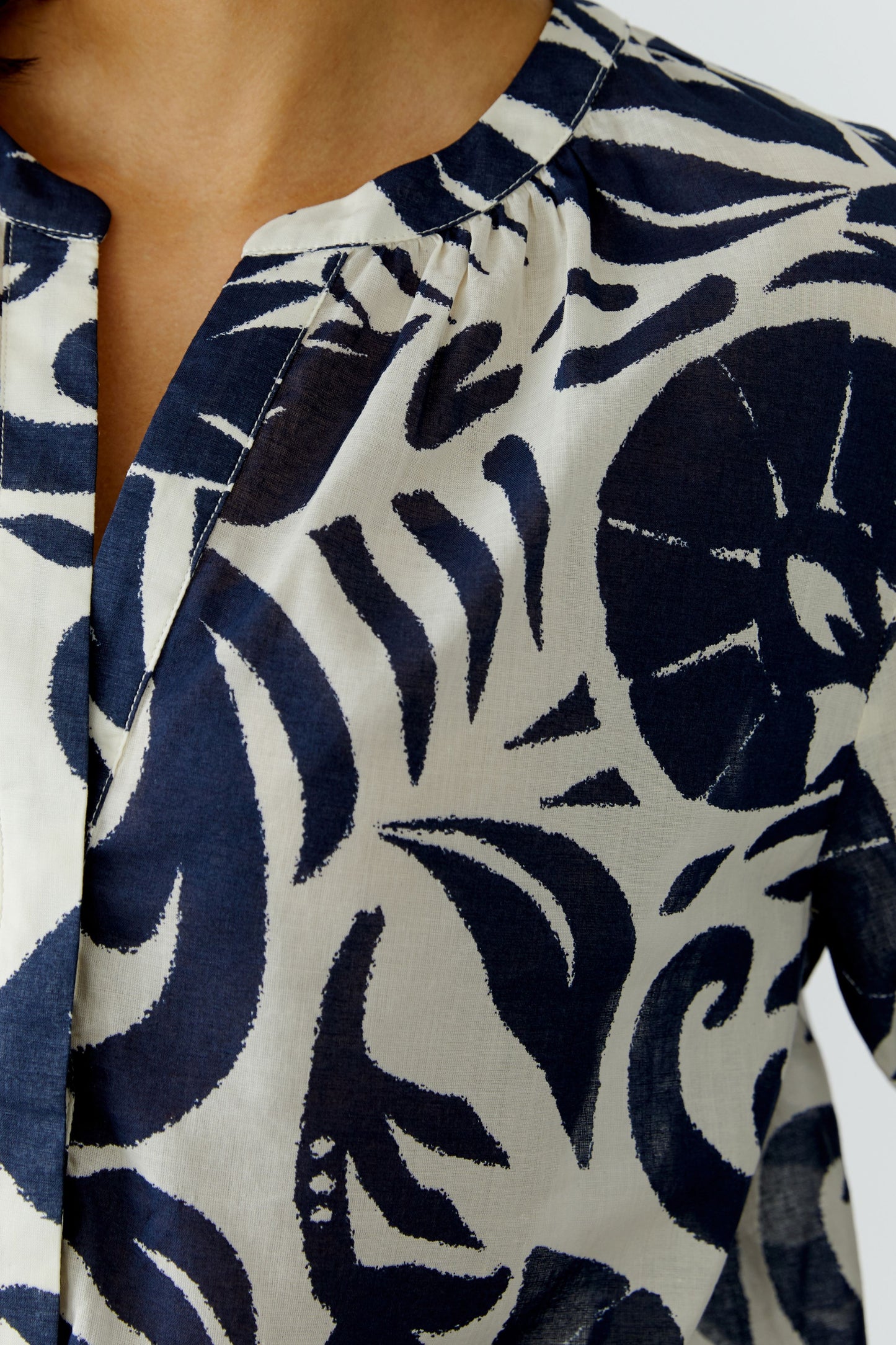 Oui Bold Print Blouse 97471