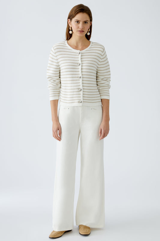 Oui Stripe Cardi Jacket 91966